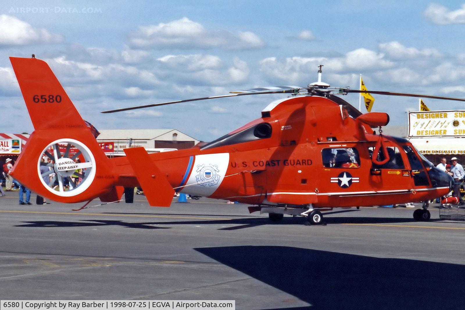 6580, Aerospatiale HH-65C Dolphin C/N 6277, Aerospatiale HH-65C Dolphin [6277] (United States Coast Guard) RAF Fairford~G 25/07/1998