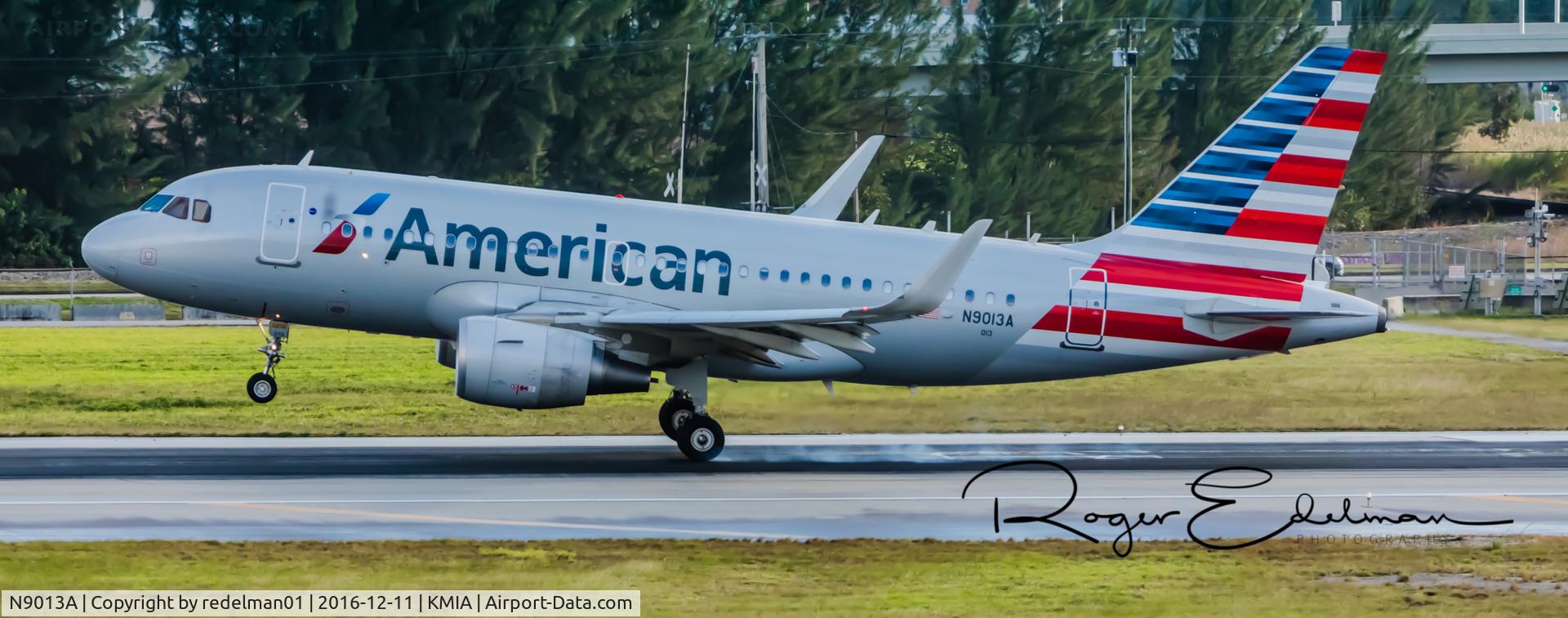 N9013A, 2013 Airbus A319-115 C/N 5827, Taken @ KMIA