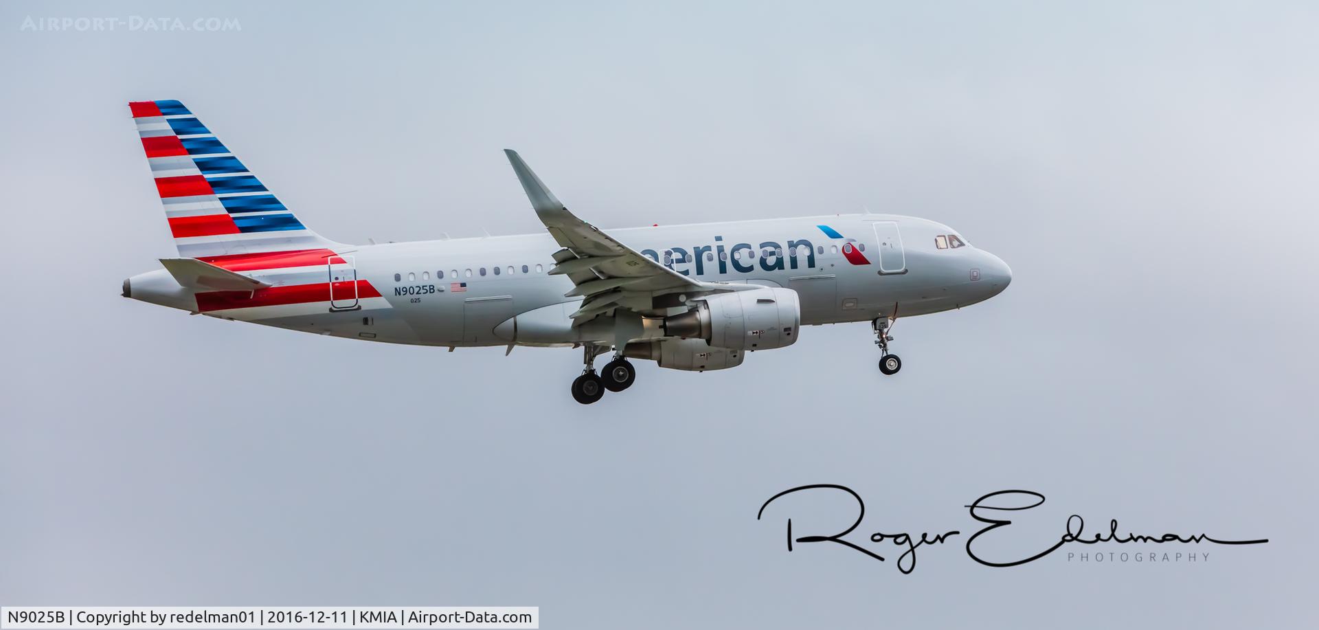 N9025B, 2014 Airbus A319-115 C/N 6393, Taken @ KMIA