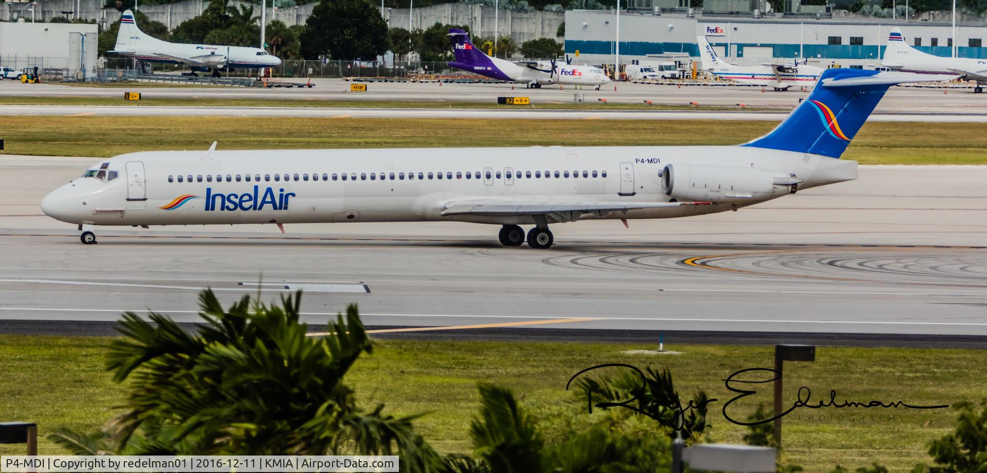 P4-MDI, 1989 McDonnell Douglas MD-83 (DC-9-83) C/N 49847, Taken @ KMIA