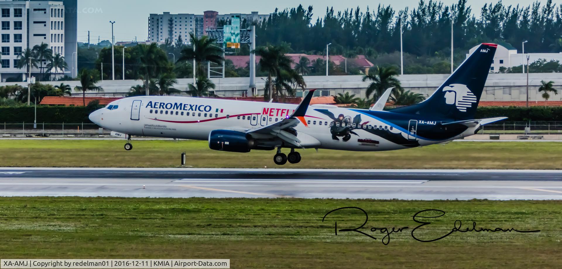 XA-AMJ, 2012 Boeing 737-852 C/N 36701, Taken @ KMIA