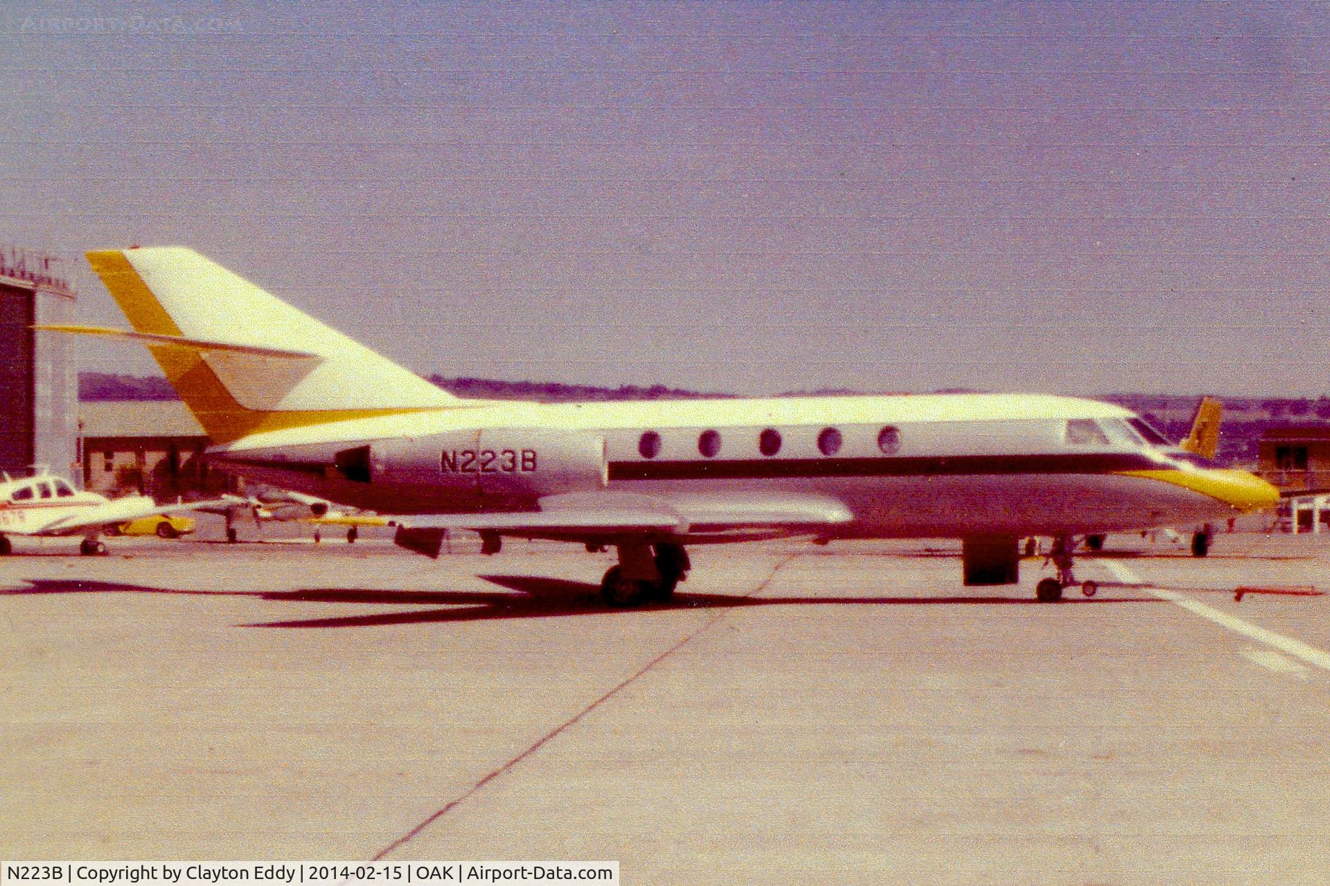 N223B, 1967 Dassault Falcon (Mystere) 20C C/N 102, Oakland Airport