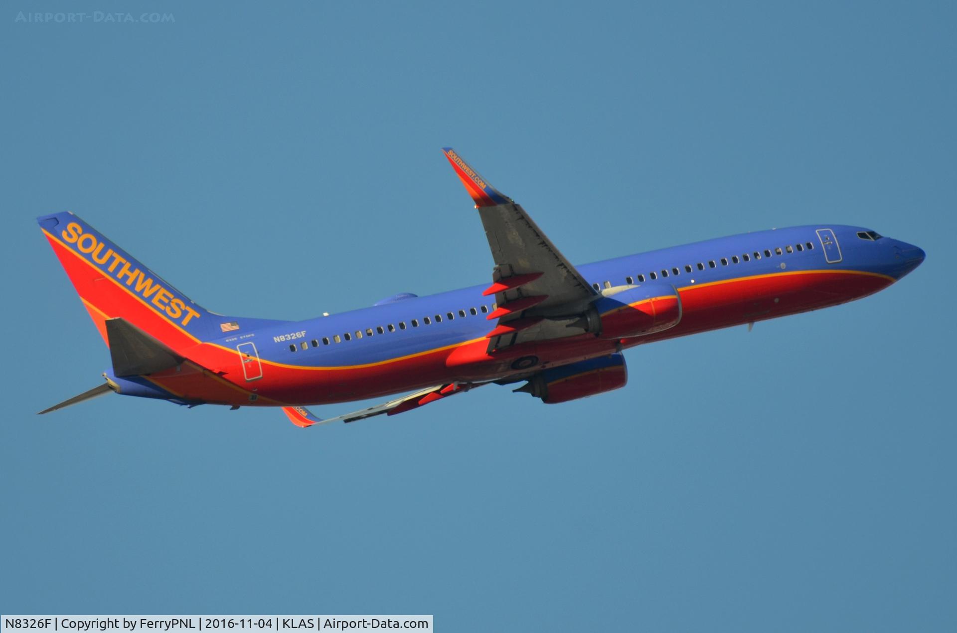 N8326F, 2012 Boeing 737-8H4 C/N 35969, Southwest B738