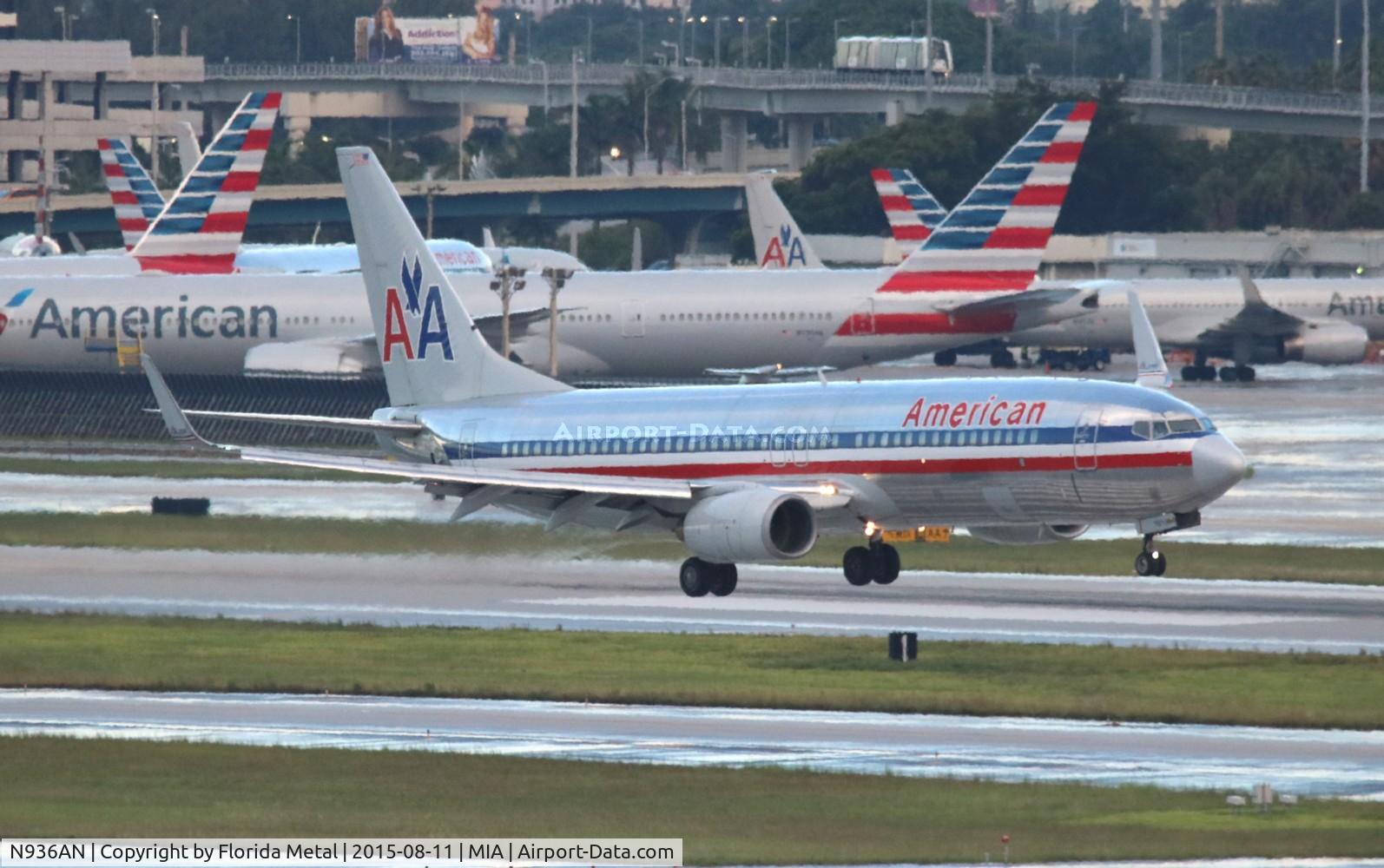 N936AN, 2000 Boeing 737-823 C/N 29532, American