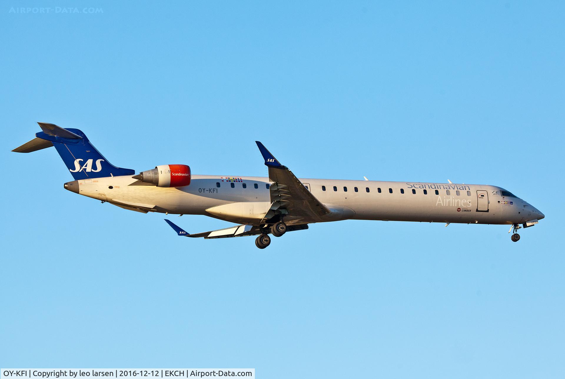 OY-KFI, 2009 Canadair CRJ-900ER (CL-600-2D24) C/N 15242, Copenhagen 12.12.16