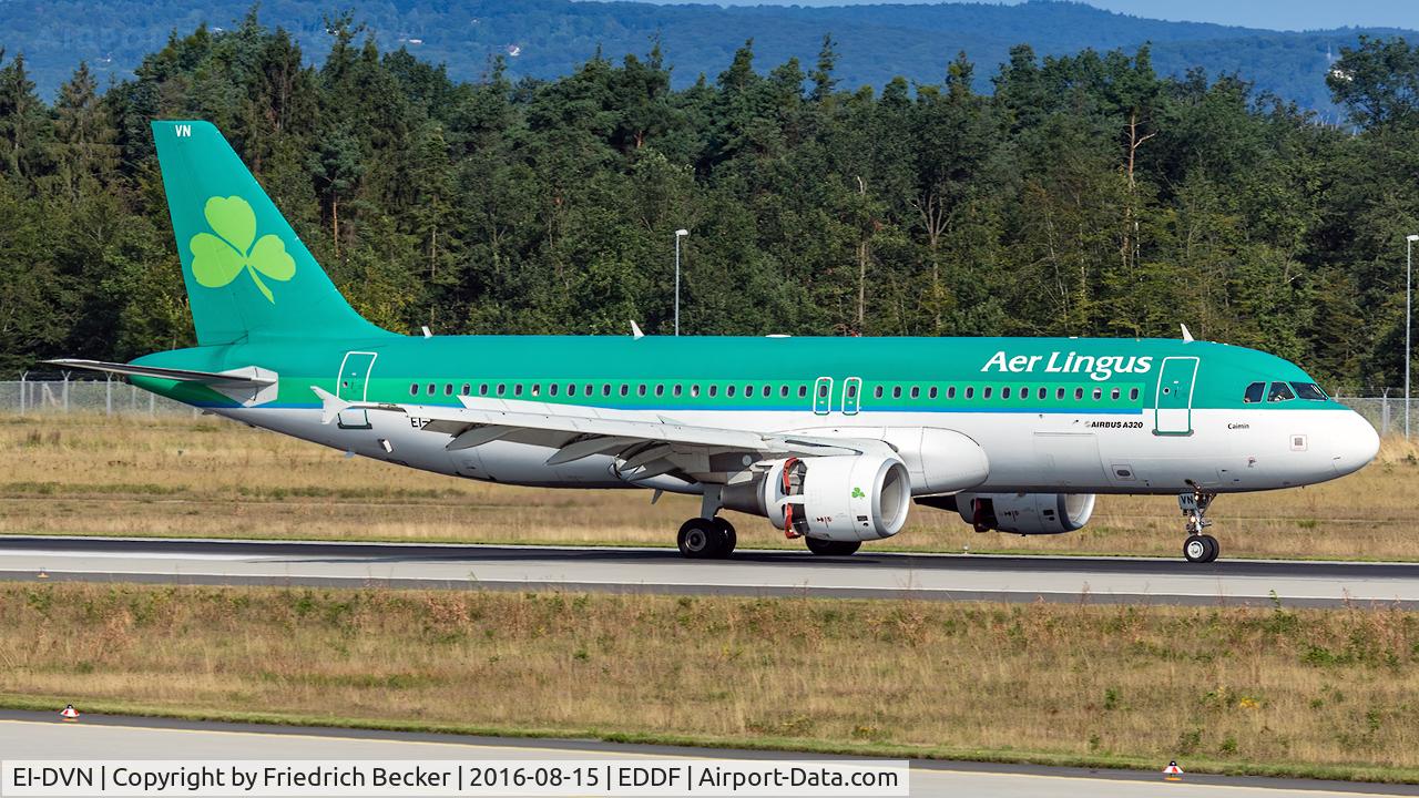EI-DVN, 2011 Airbus A320-214 C/N 4715, decelerating after touchdown on runway 07L