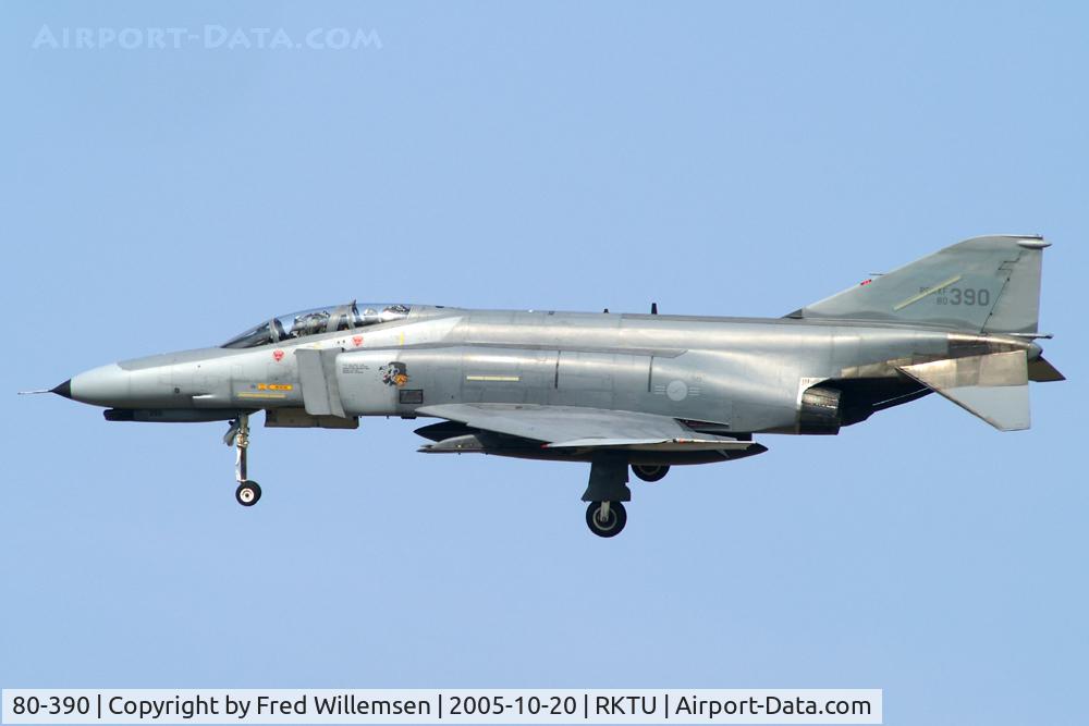 80-390, McDonnell Douglas F-4E Phantom II C/N 3479, 17FW