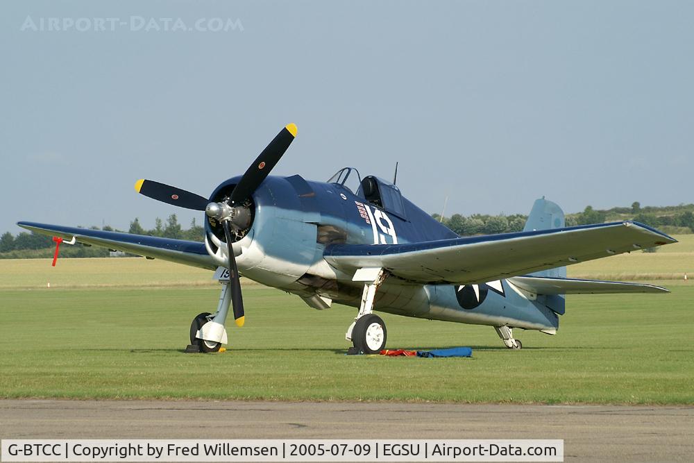 G-BTCC, 1944 Grumman F6F-5K Hellcat. C/N A-1733, 