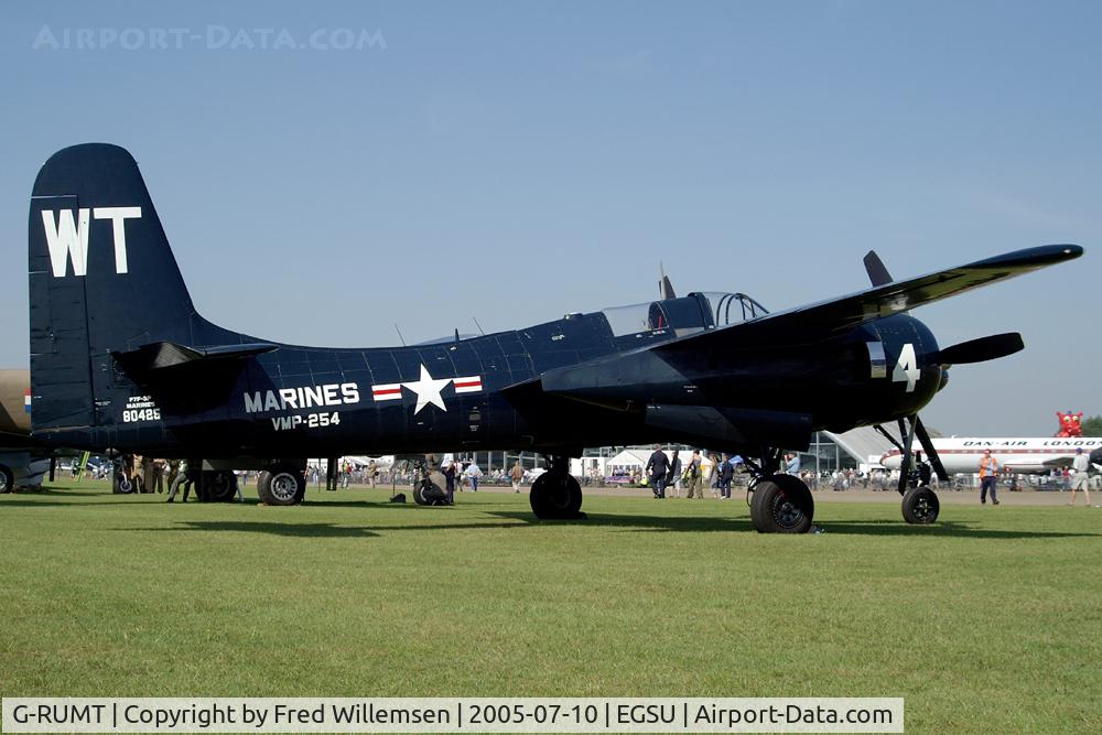G-RUMT, 1945 Grumman F7F-3P Tigercat C/N 80425, 