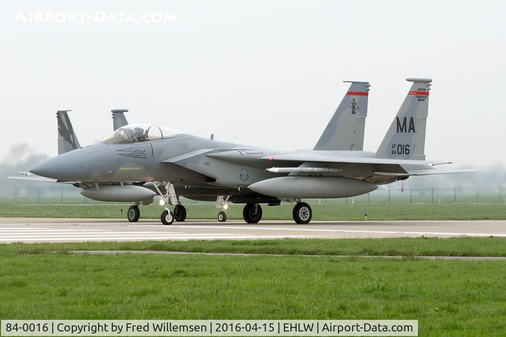 84-0016, 1984 McDonnell Douglas F-15C Eagle C/N 0926/C319, 131FS