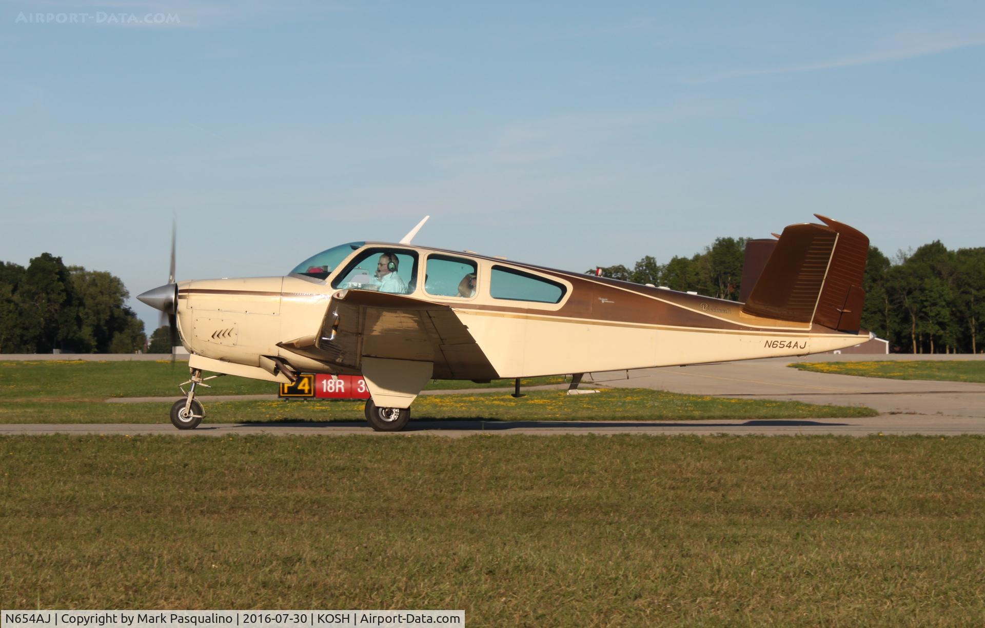 N654AJ, 1964 Beech S35 Bonanza C/N D-7474, Beech S35