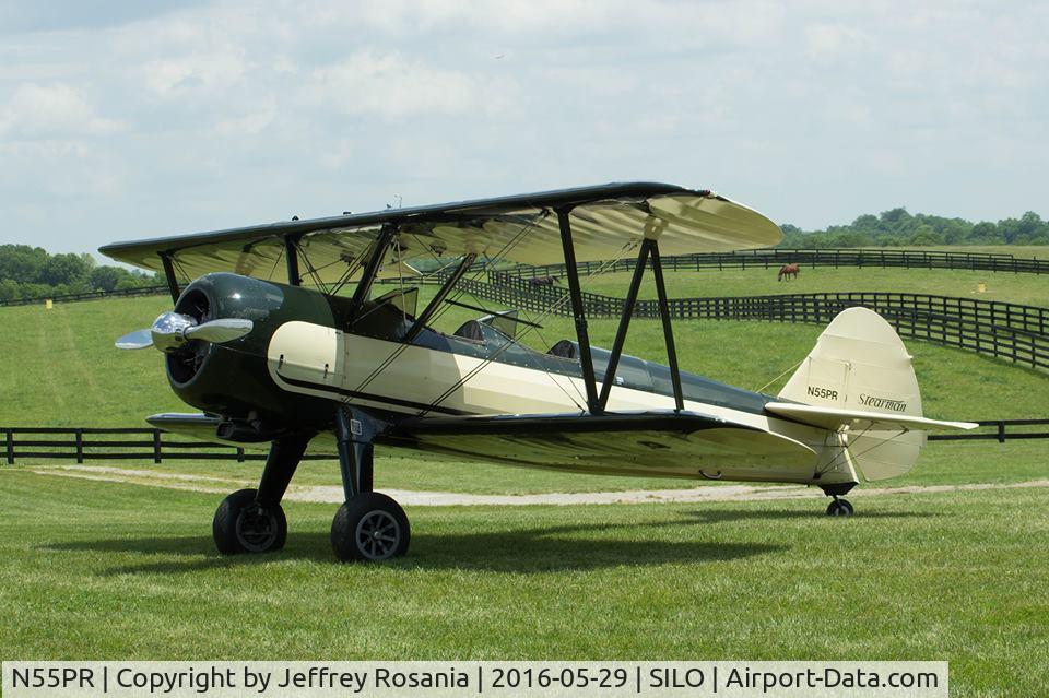 N55PR, 1952 Boeing E75N1 C/N 75-8788, Bluegrass Silo Field May 2016