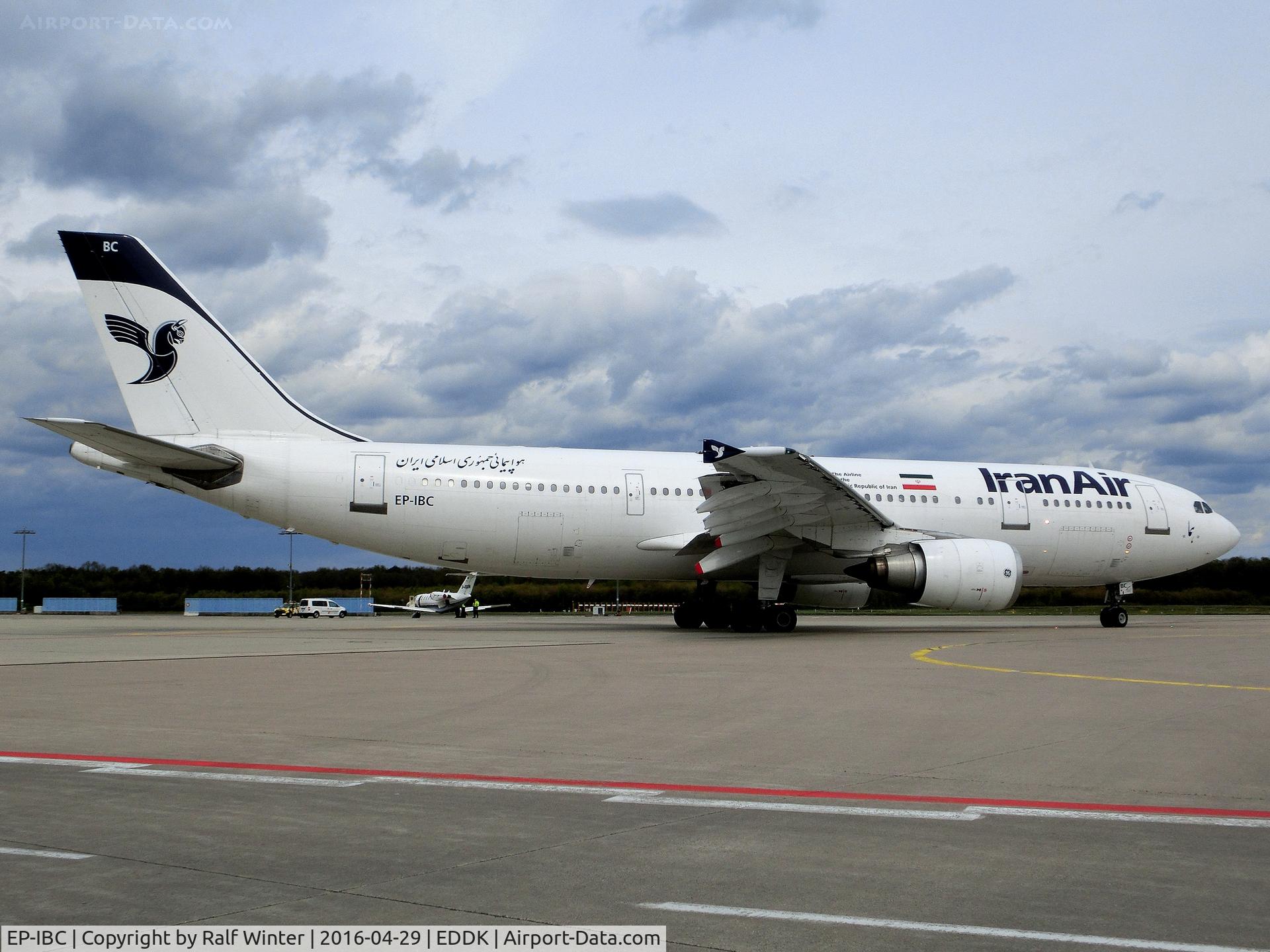 EP-IBC, 1992 Airbus A300B4-605R C/N 632, Airbus A300-605R - IR IRA Iran Air ex. SX-BEK - EP-IBC - 29.04.2016 - CGN