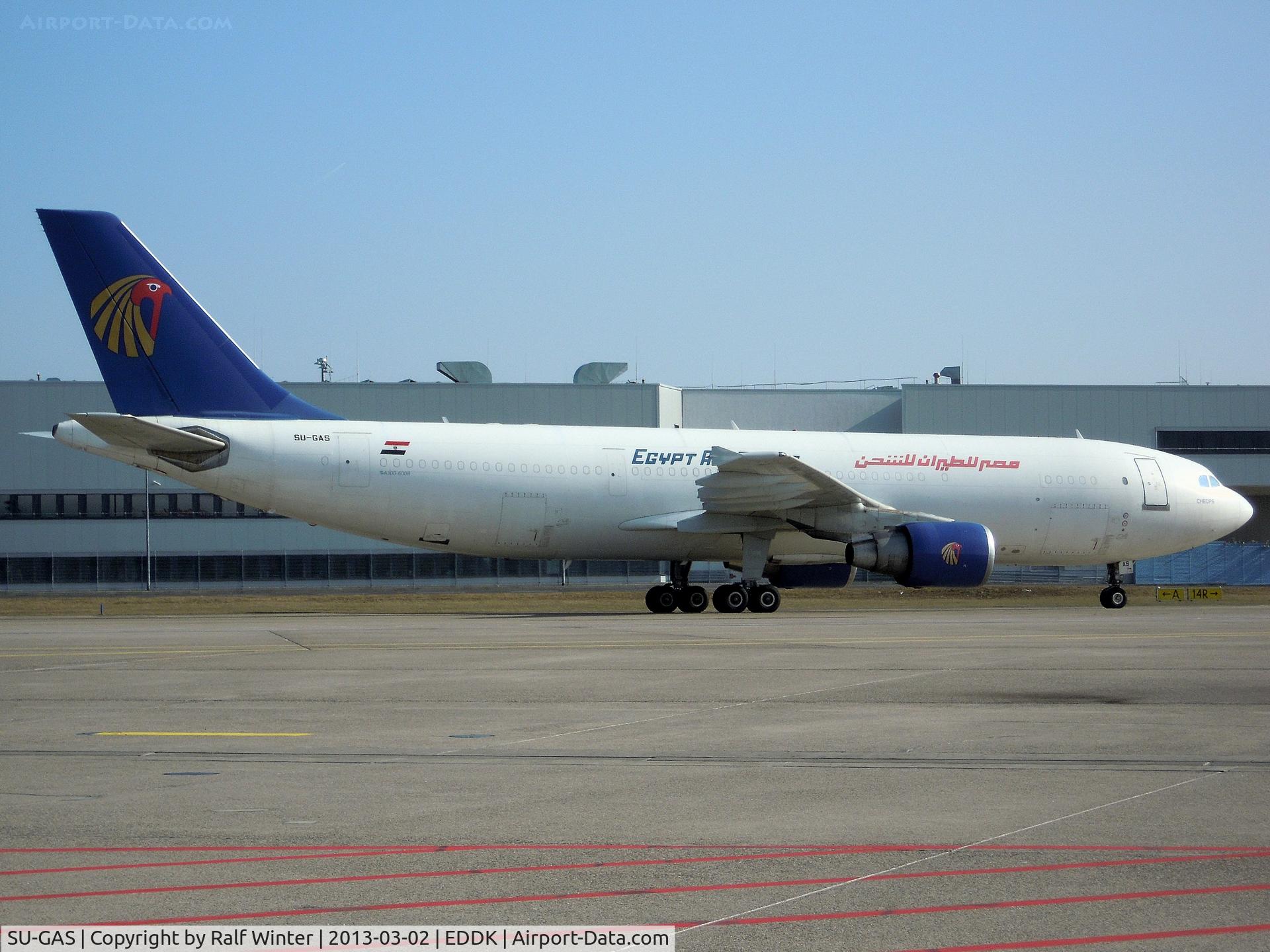 SU-GAS, 1990 Airbus A300B4-622R C/N 561, Airbus A300-622RF - Egyptair Cargo 'Cheops' - SU-GAS - 03.2013 - CGN