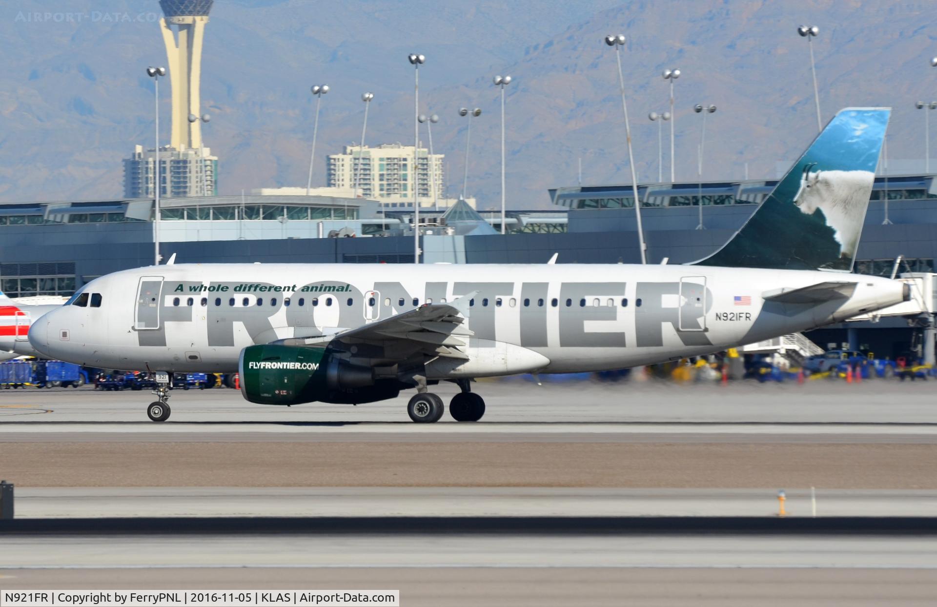 N921FR, 2003 Airbus A319-111 C/N 2010, Frontier's A319 Fritz taking-off.