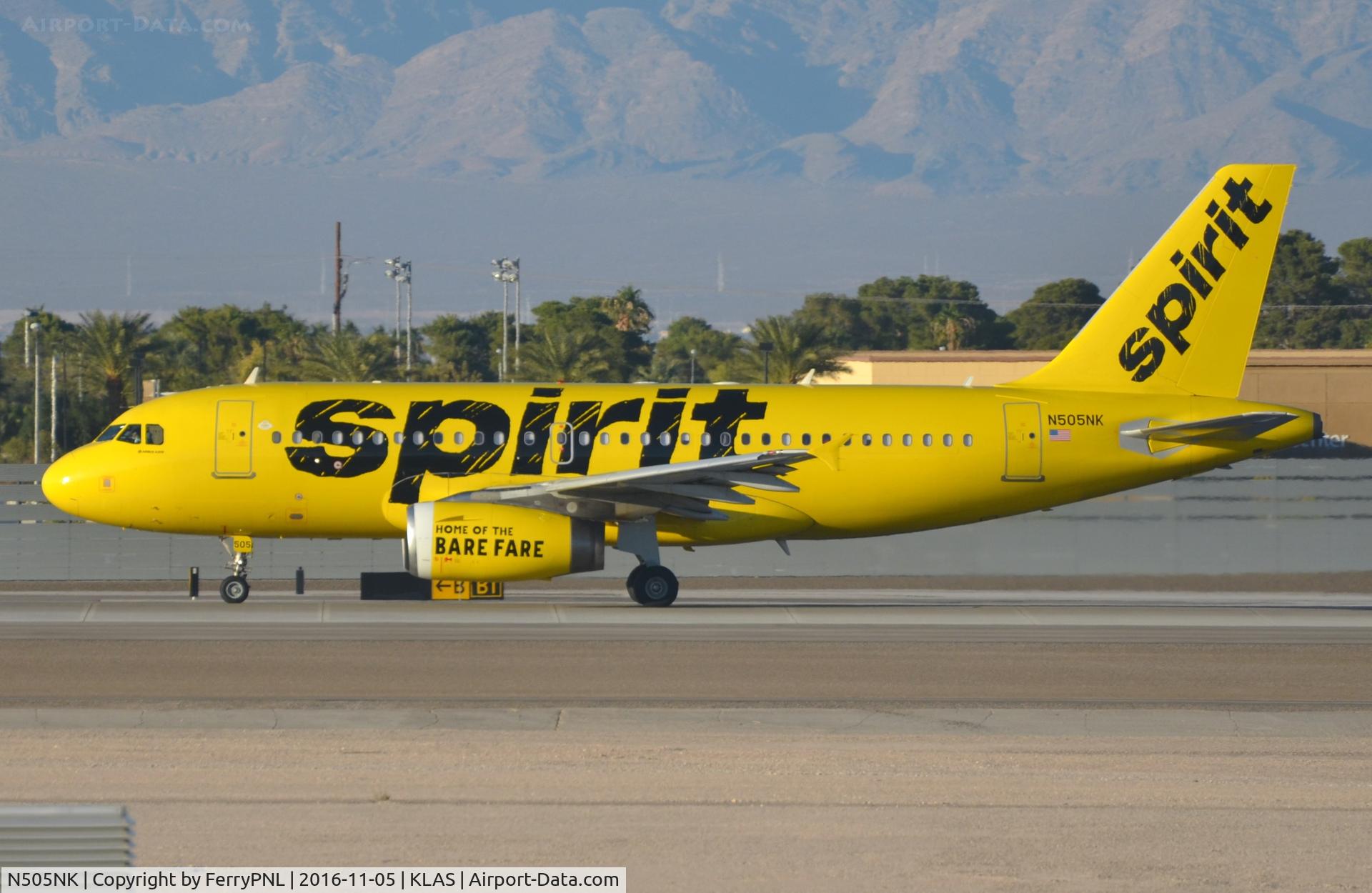 N505NK, 2005 Airbus A319-132 C/N 2485, Yellow Spirit A319