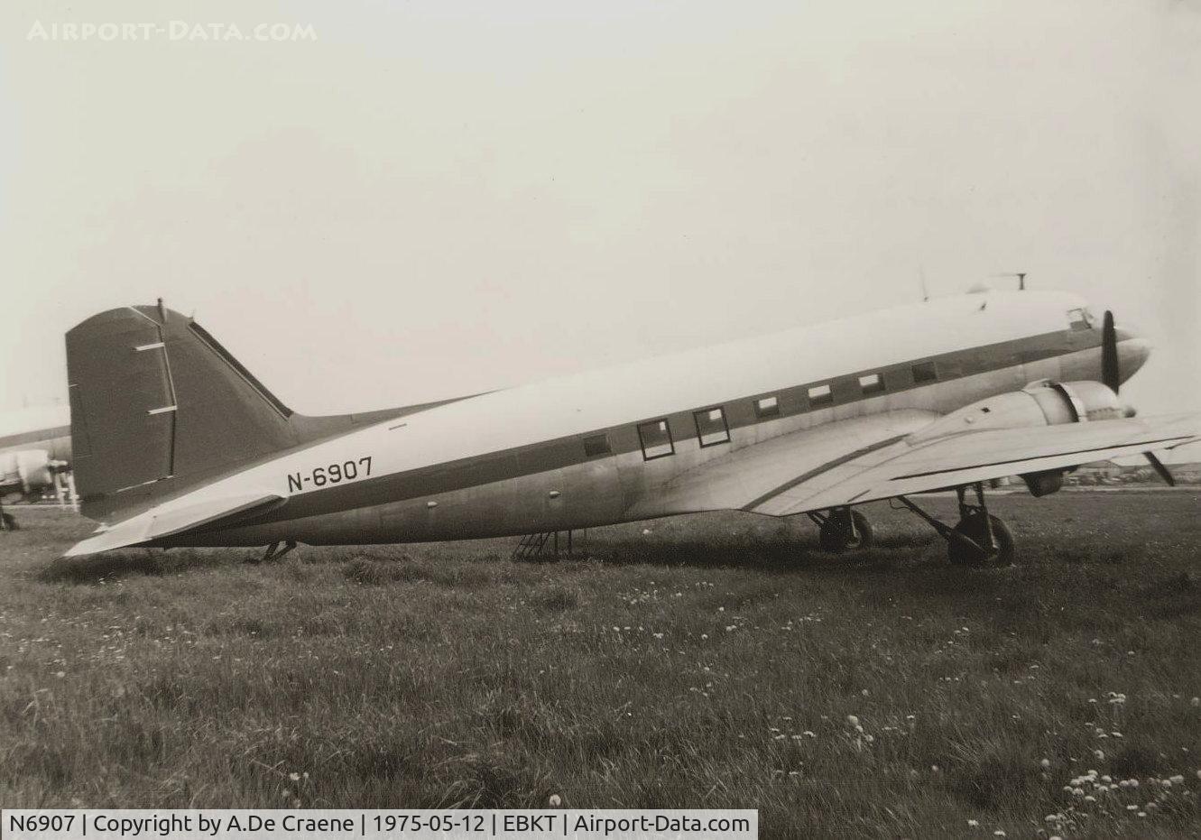 N6907, 1942 Douglas C-47A Skytrain C/N 9410, At Wevelgem.