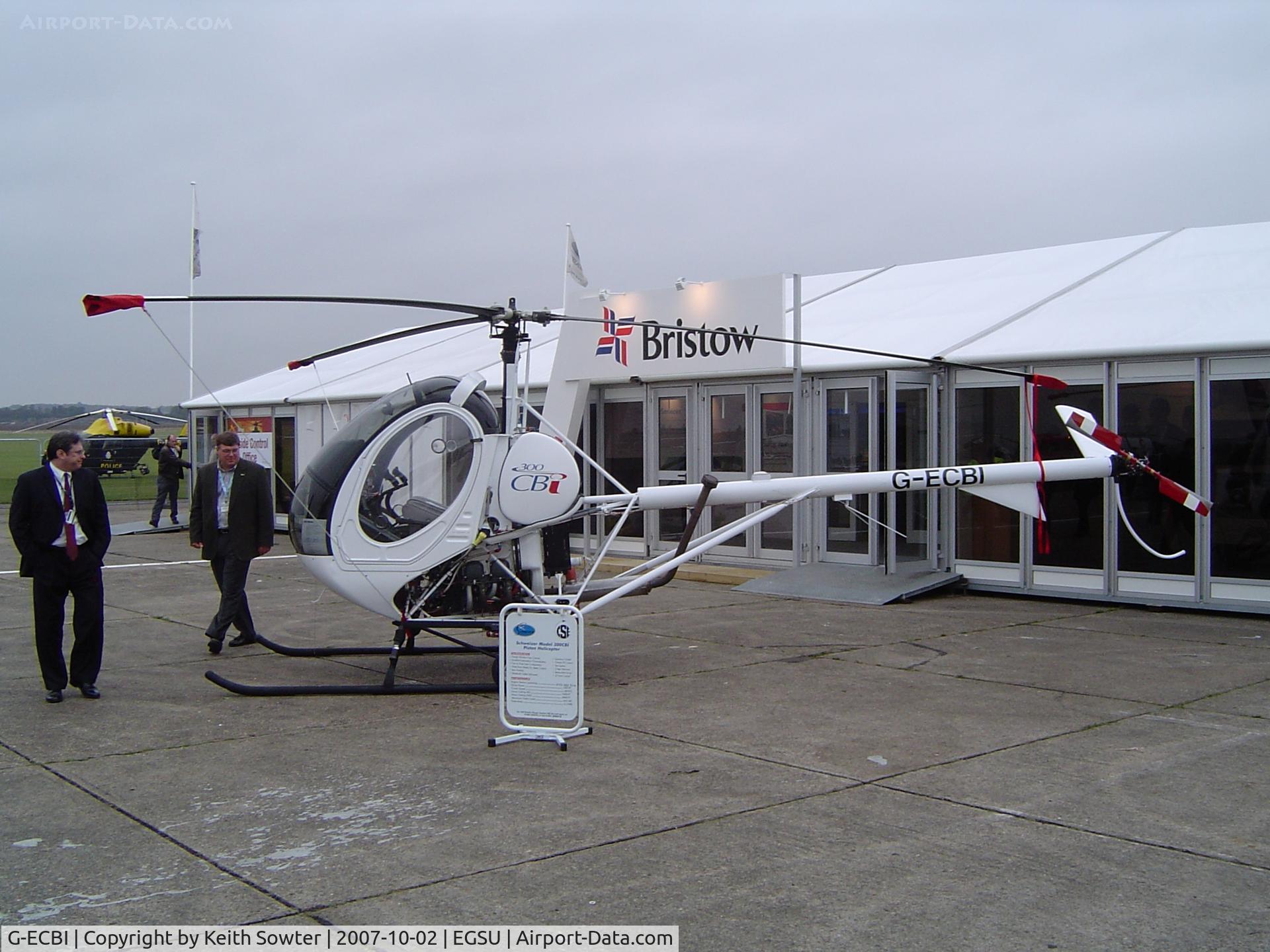 G-ECBI, 2007 Schweizer 269C-1 C/N 0282, Helitech Exibition