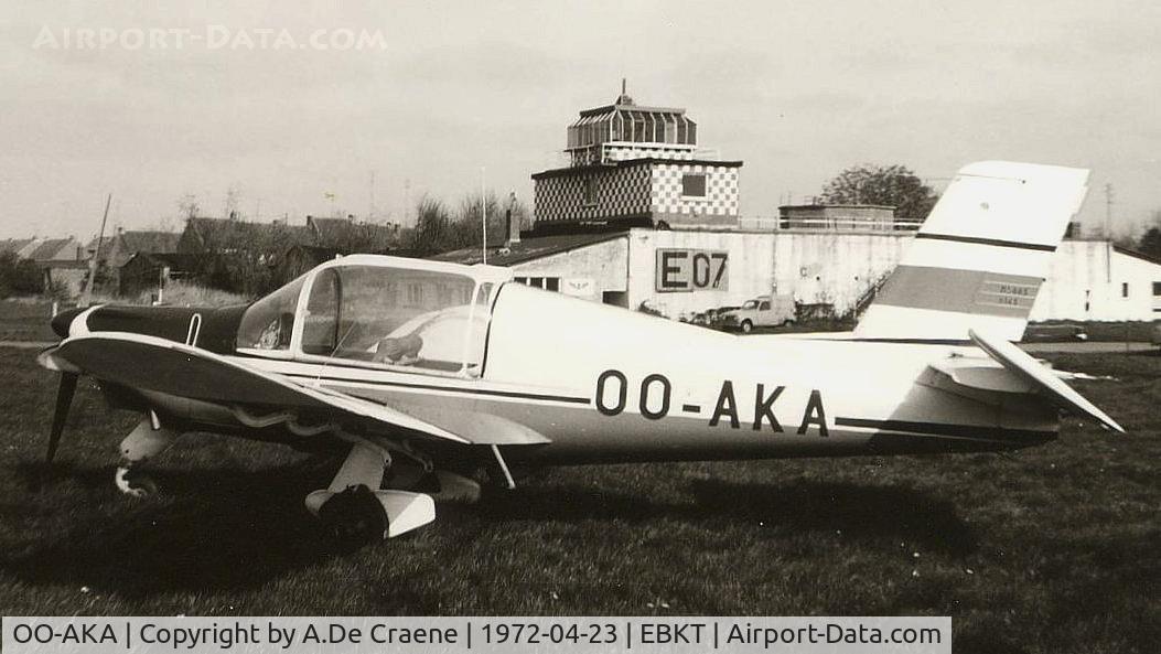 OO-AKA, Morane-Saulnier MS-885 Super Rallye C/N 145, OO-AKA of Aeroclub Aalst .