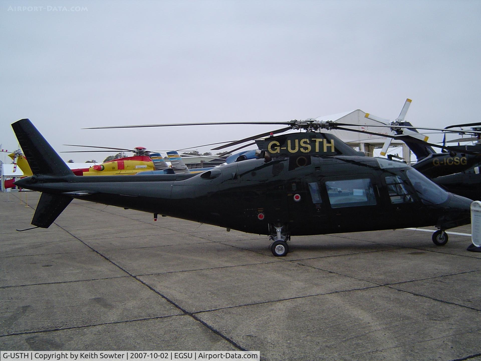 G-USTH, 1983 Agusta A-109A-2 C/N 7304, Helitech Exibition