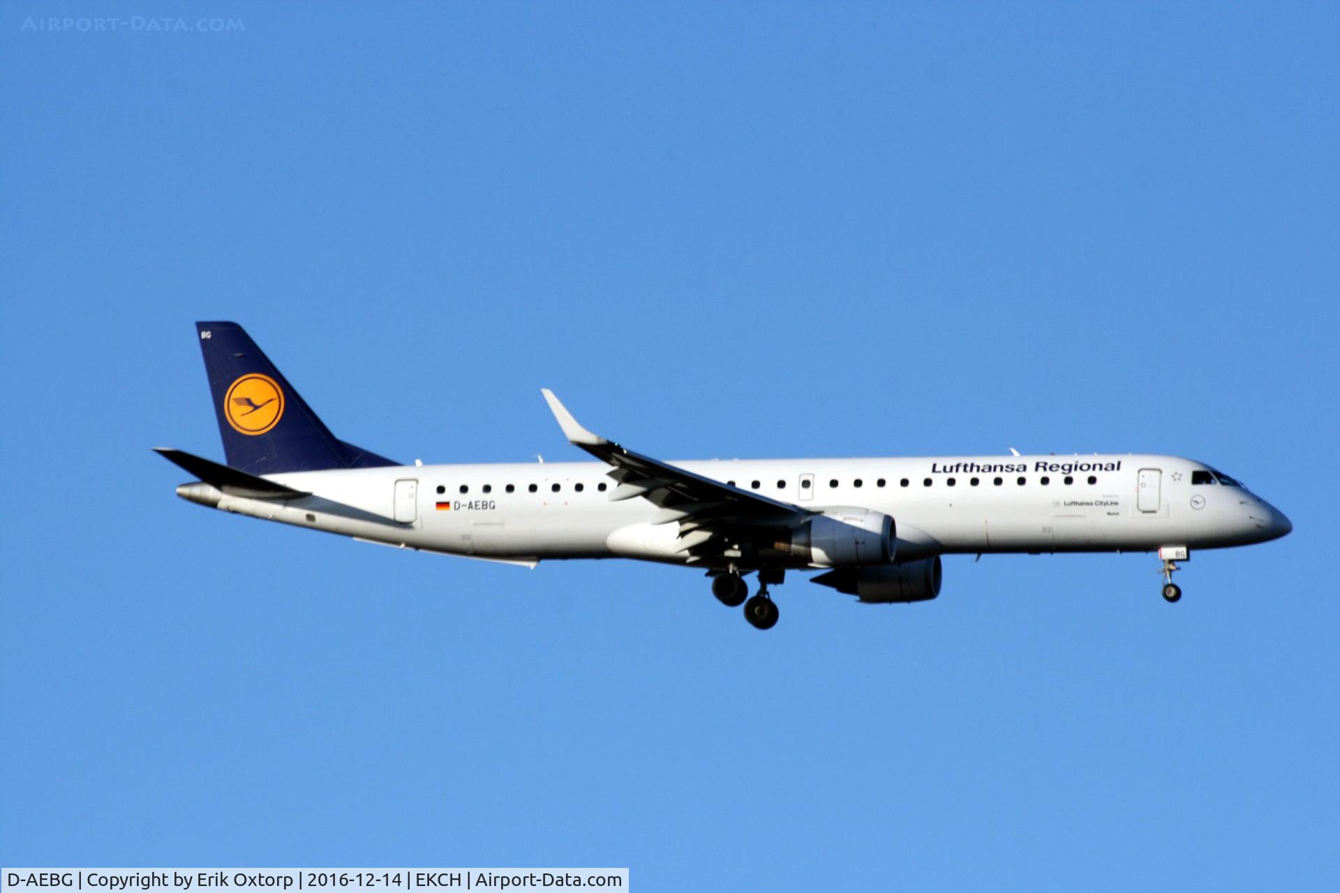 D-AEBG, 2011 Embraer 195LR (ERJ-190-200LR) C/N 19000423, D-AEBG landing rw 04L