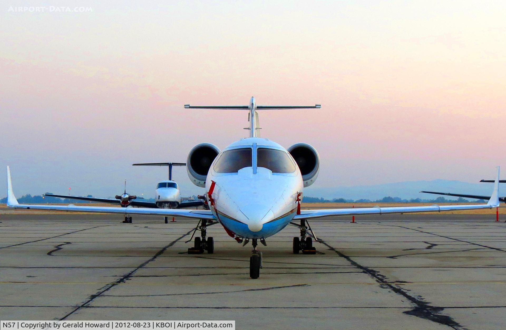 N57, 1994 Learjet Inc 60 C/N 039, Parked on western ramp