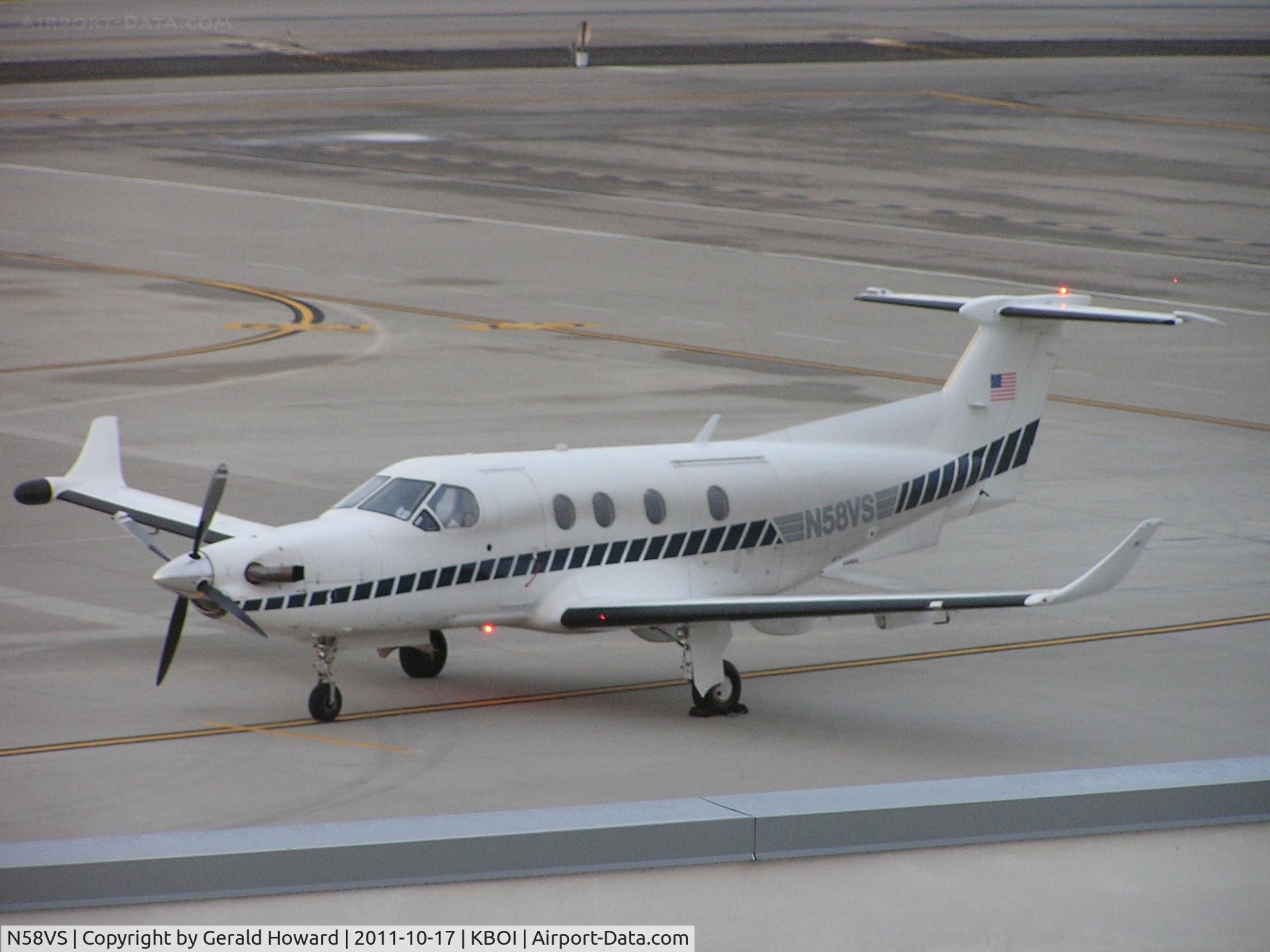 N58VS, 2000 Pilatus PC-12/45 C/N 341, Seaport Airlines during their brief stay at BOI.