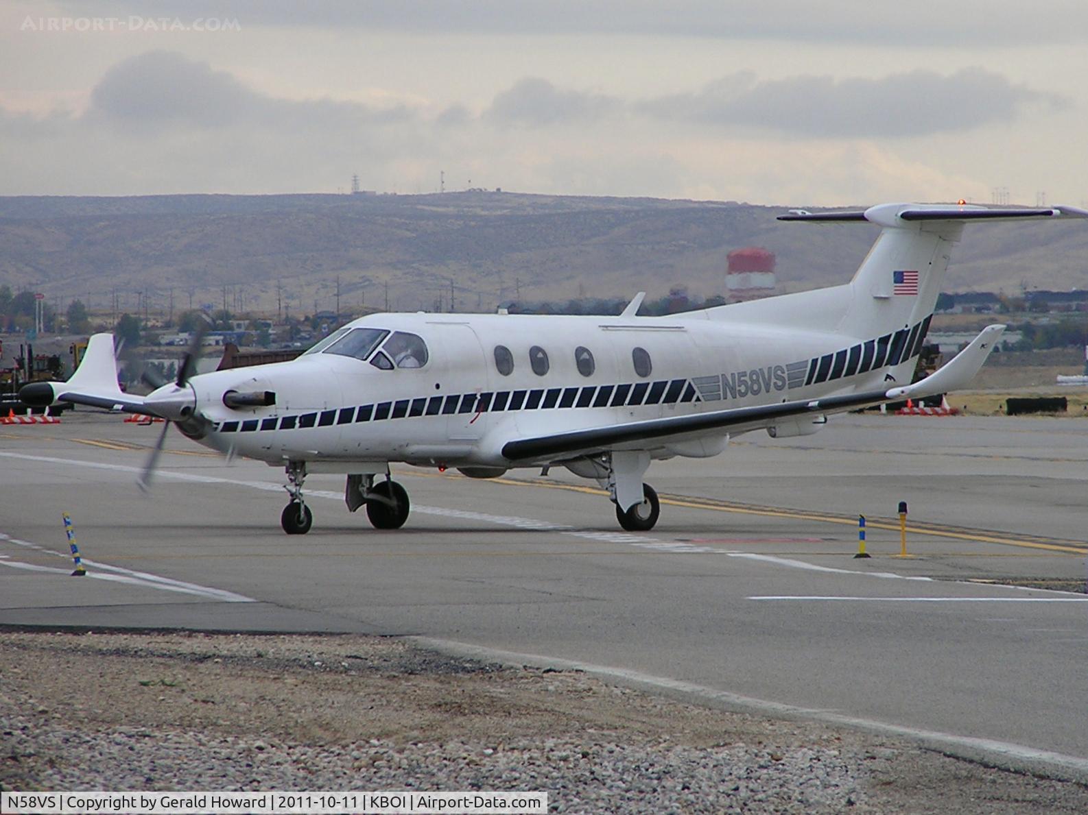 N58VS, 2000 Pilatus PC-12/45 C/N 341, Seaport Airlines. Aircraft damaged in 2014 during gear up landing.