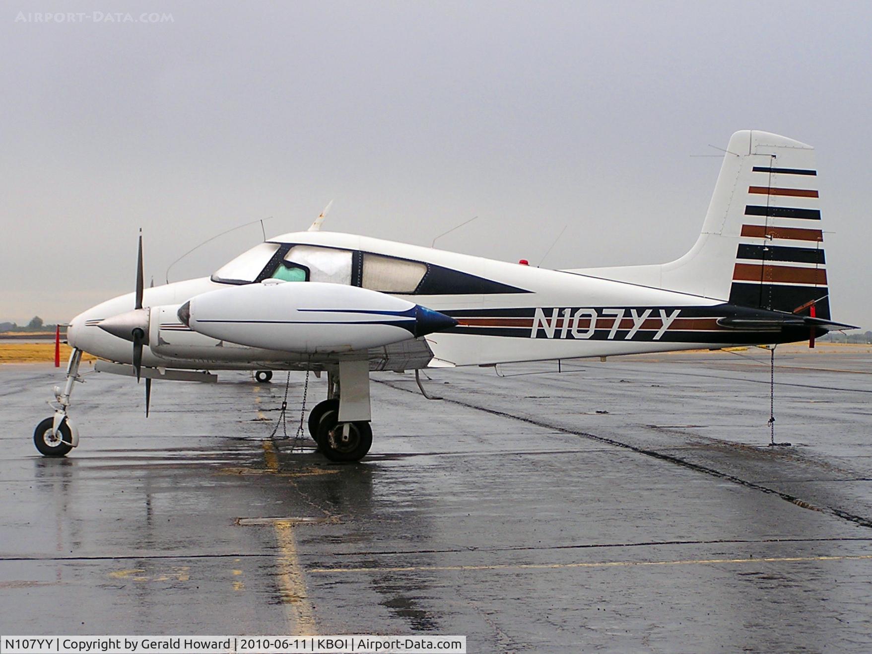 N107YY, 1956 Cessna 310 C/N 35266, Parked in GA ramp.