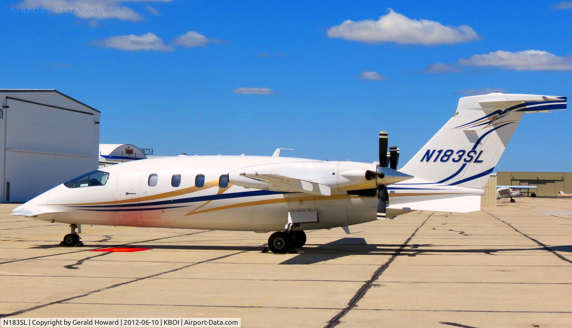 N183SL, 2008 Piaggio P-180 C/N 1171, Fast looking on the ground.