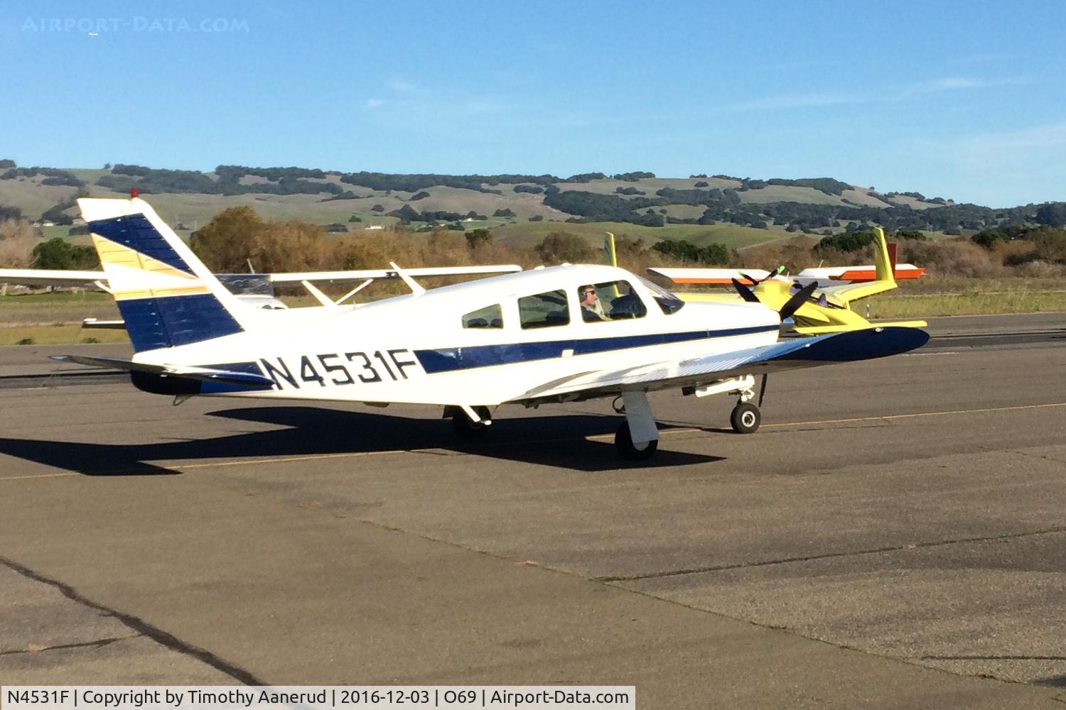 N4531F, 1976 Piper PA-28R-200 Cherokee Arrow C/N 28R-7635415, 1976 Piper PA-28R-200, c/n: 28R-7635415