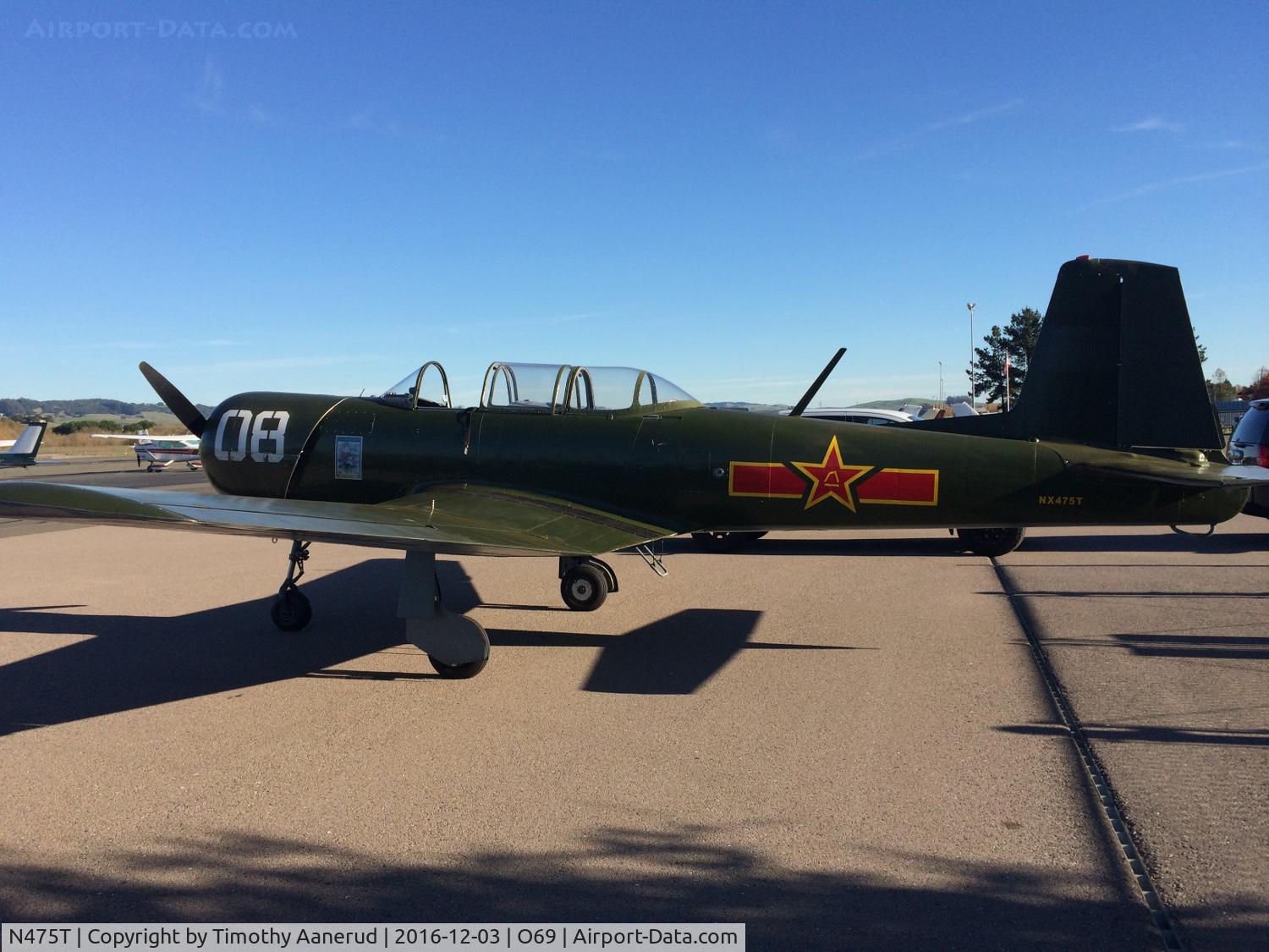N475T, 1984 Nanchang CJ-6A C/N 4032014, 1984 Nanchang CJ-6A, c/n: 4032014