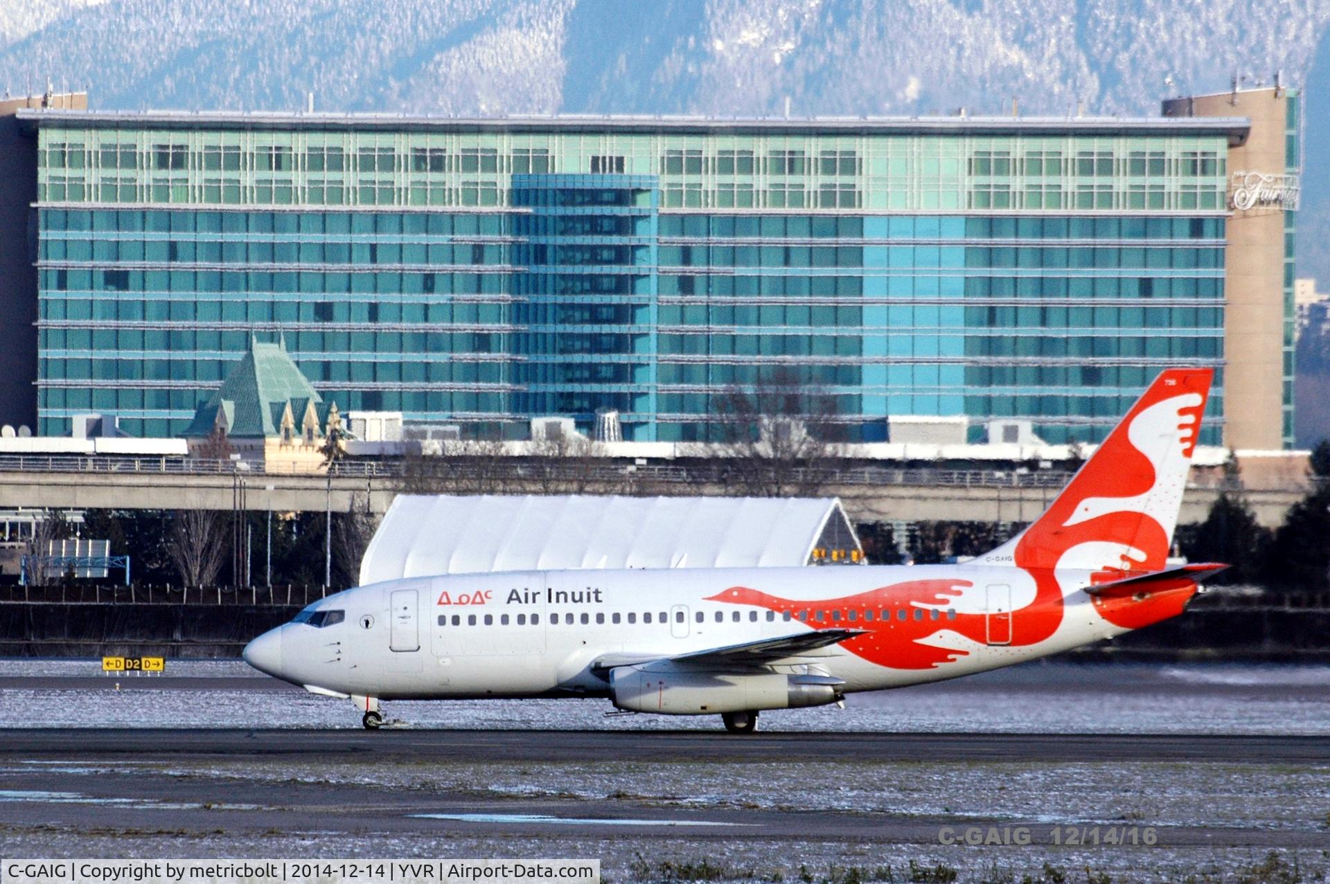 C-GAIG, 1979 Boeing 737-2S2C C/N 21928, Departure to Edmonton.