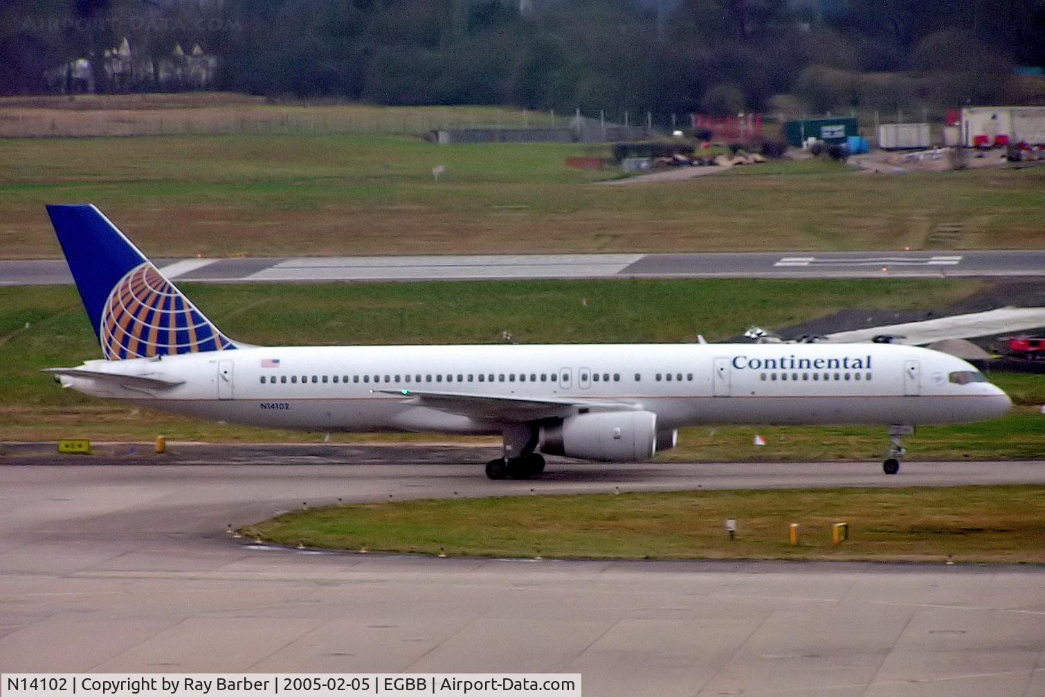 N14102, 1994 Boeing 757-224 C/N 27292, Boeing 757-224ET [27292] (Continental Airlines) Birmingham Int'l~G 05/02/2005