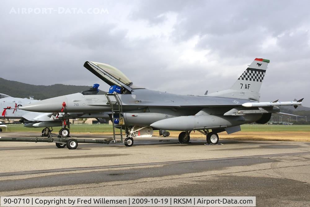90-0710, Lockheed Martin F-16C Fighting Falcon C/N 1C-318, 36FS aircraft