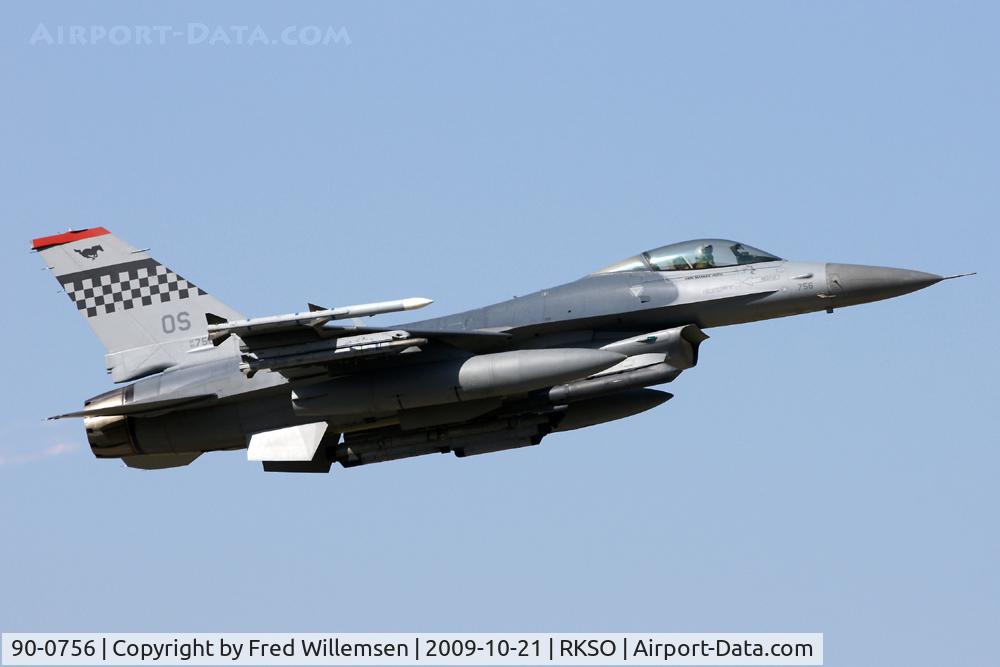 90-0756, Lockheed Martin F-16C Fighting Falcon C/N 1C-364, 36FS aircraft