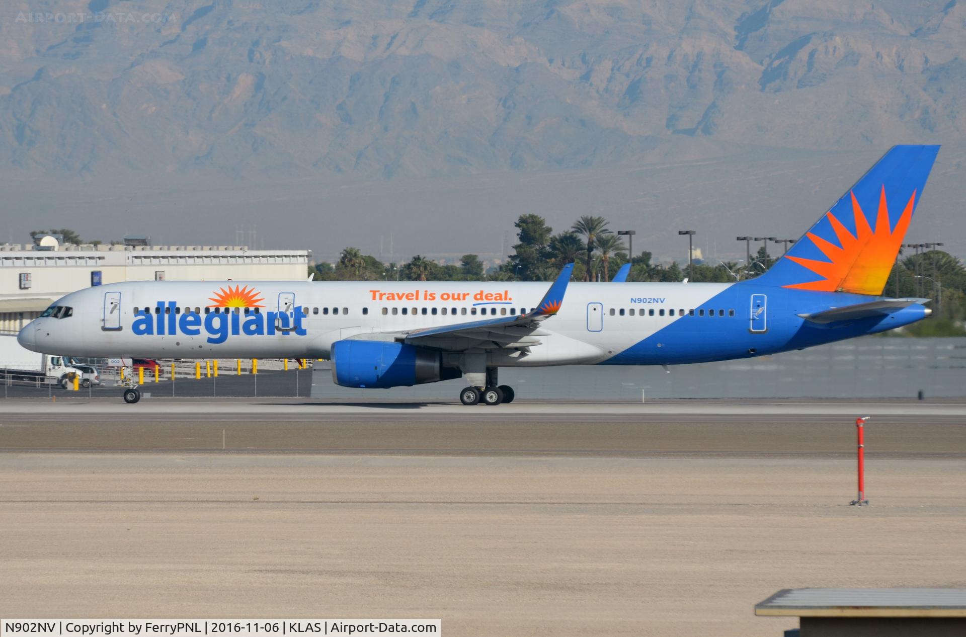 N902NV, 1992 Boeing 757-204 C/N 26964, Allegiant B752, ex Britannia/Thompson B752 G-BYAE