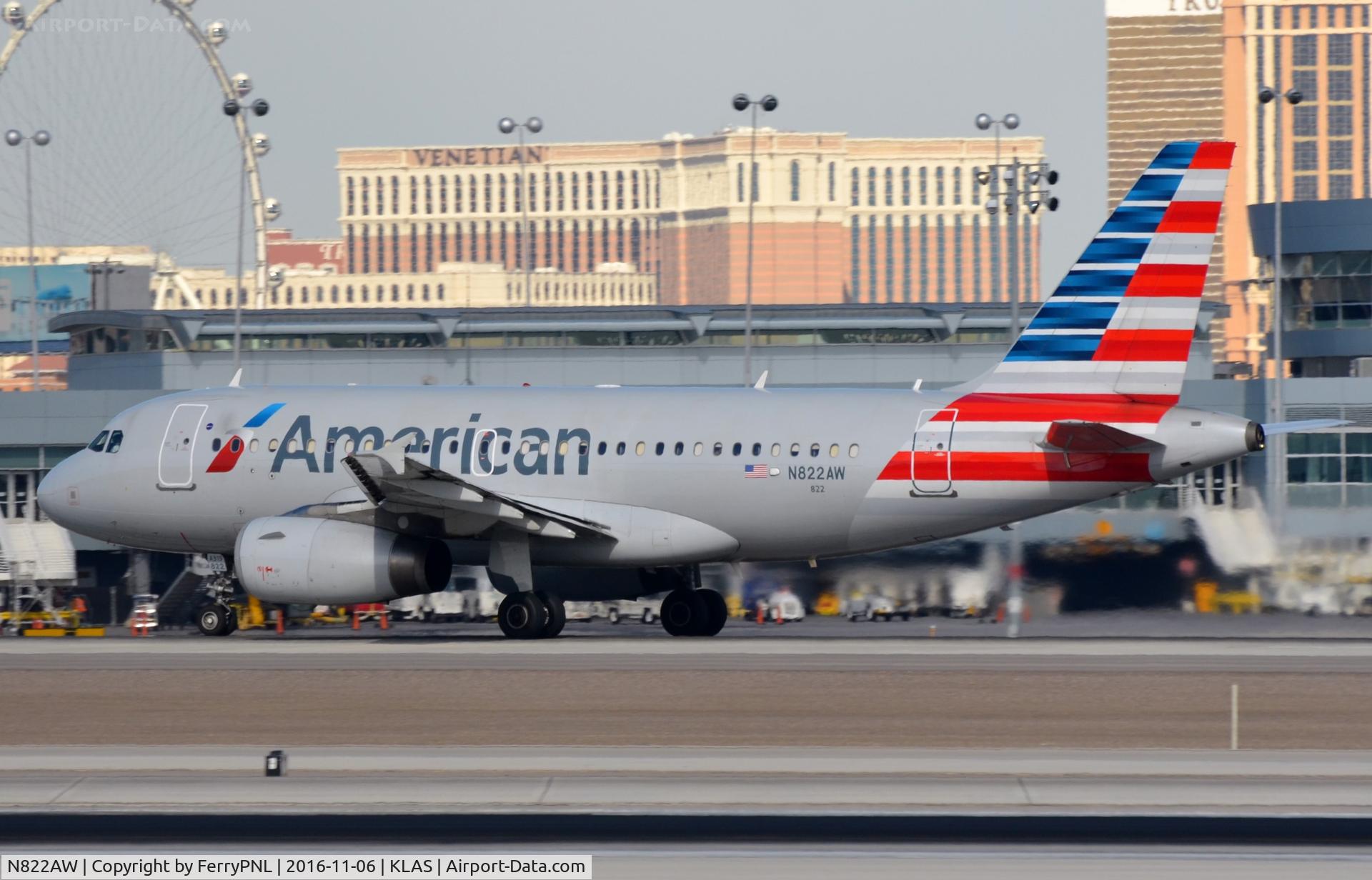 N822AW, 2000 Airbus A319-132 C/N 1410, Amerixan A319