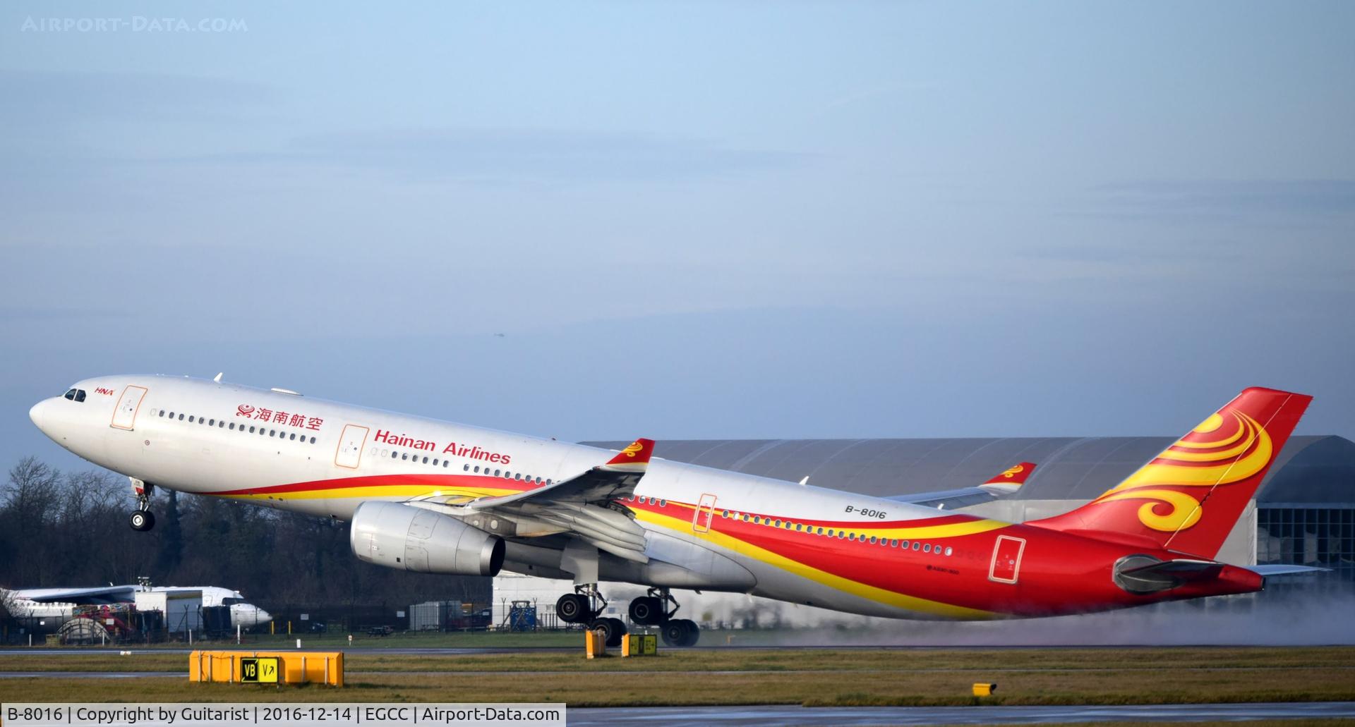 B-8016, 2015 Airbus A330-343 C/N 1663, At Manchester