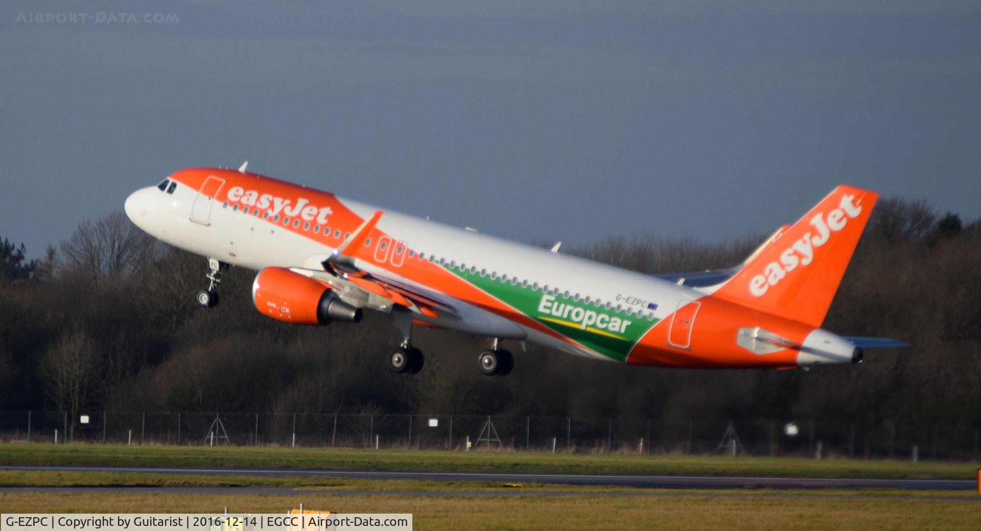 G-EZPC, 2015 Airbus A320-214 C/N 6981, At Manchester