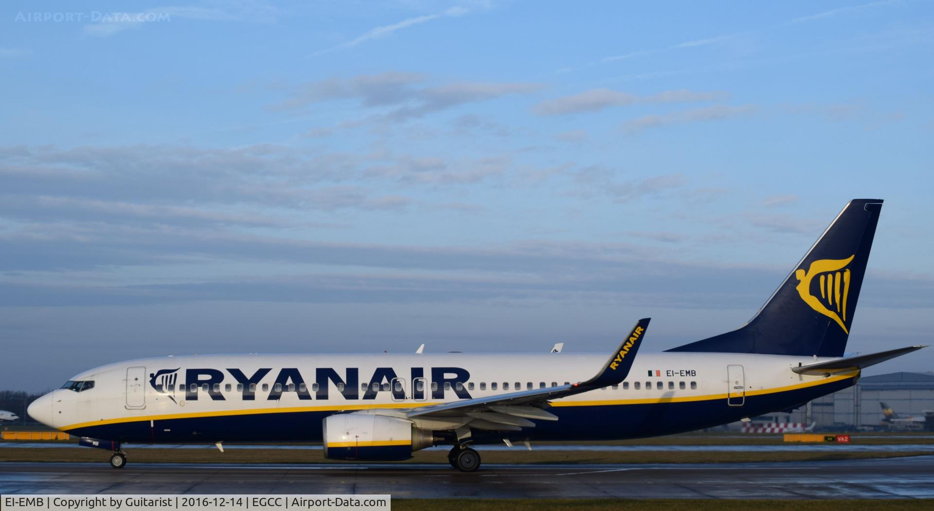 EI-EMB, 2010 Boeing 737-8AS C/N 38511, At Manchester