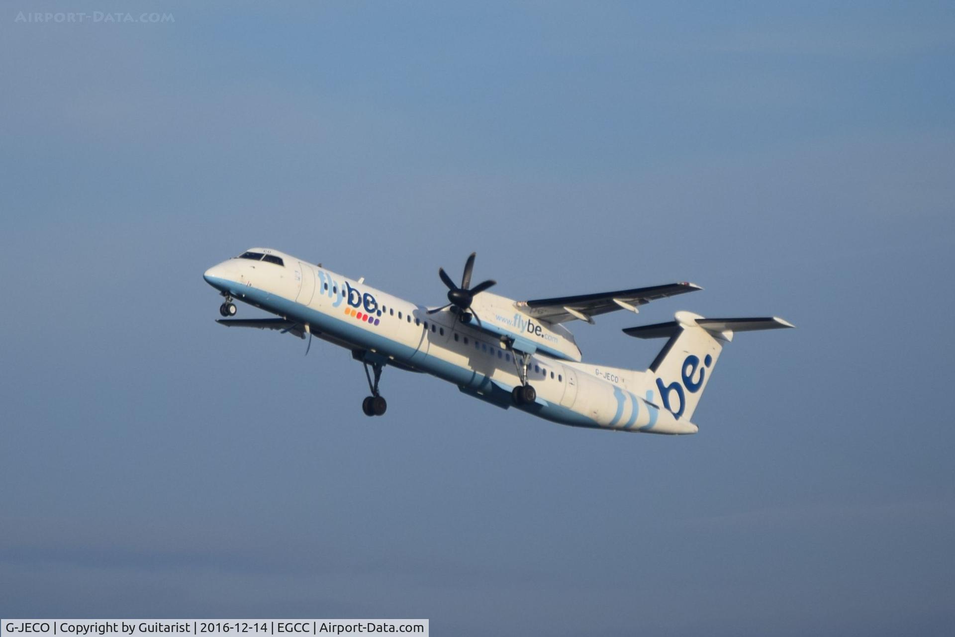 G-JECO, 2006 De Havilland Canada DHC-8-402Q Dash 8 C/N 4126, At Manchester