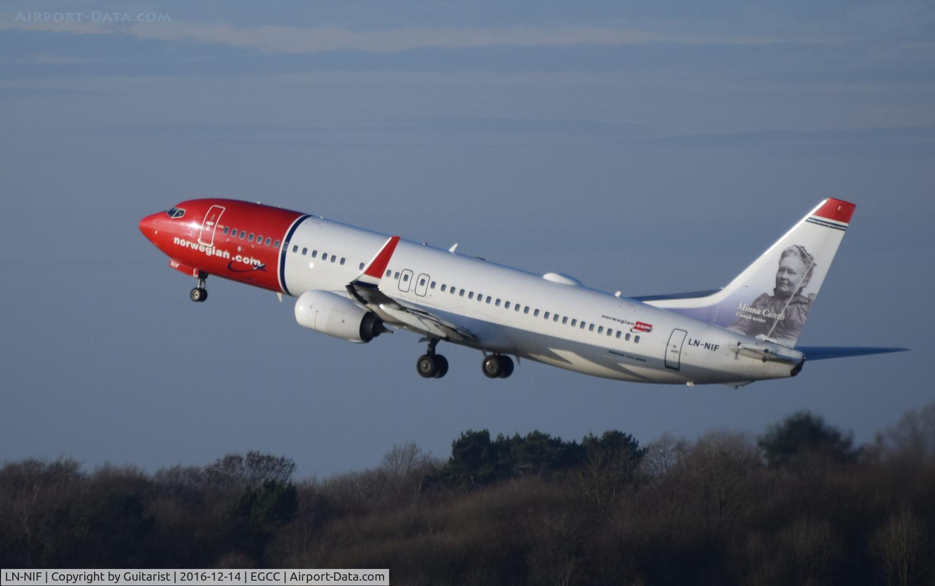 LN-NIF, 2012 Boeing 737-8JP C/N 39434, At Manchester