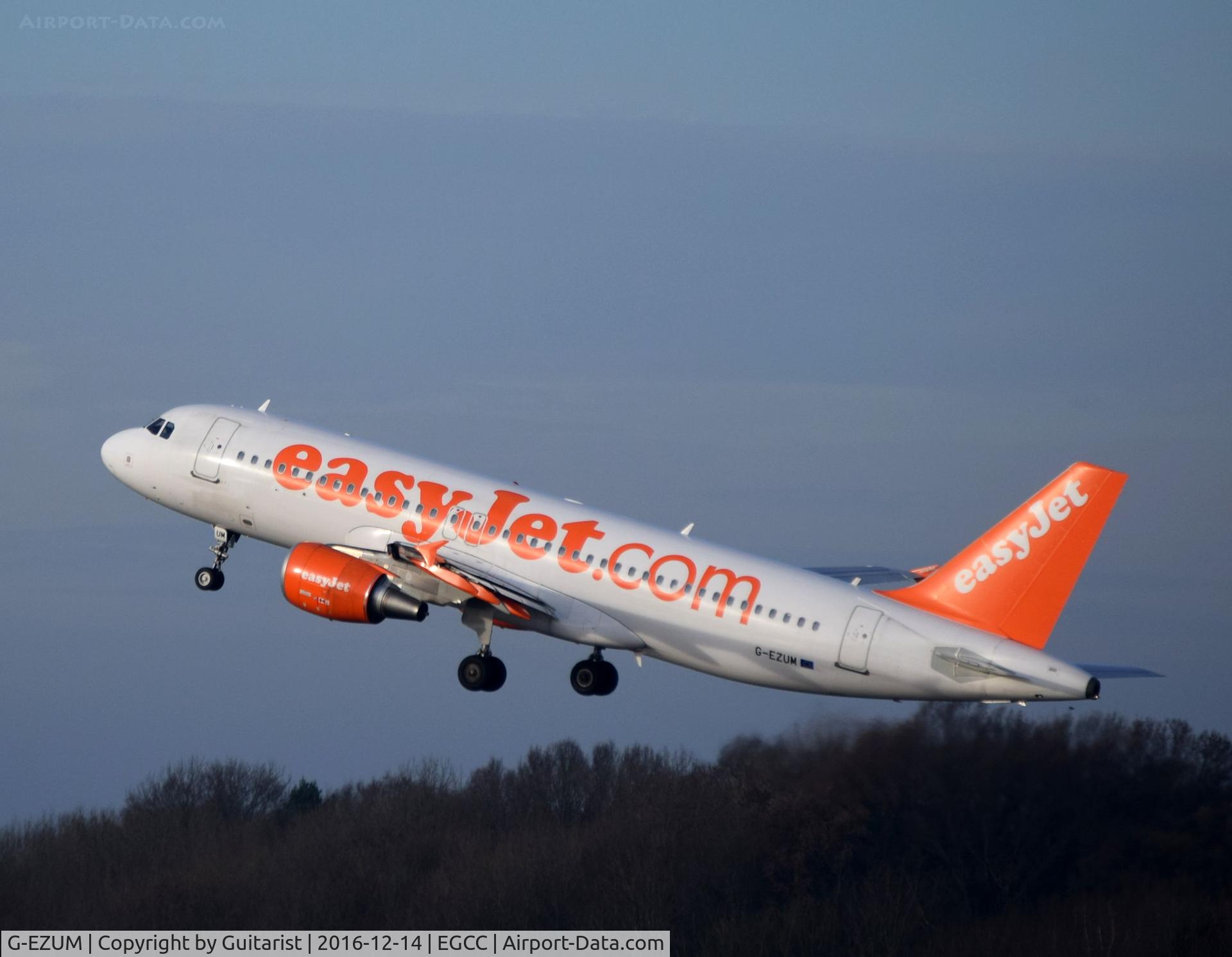G-EZUM, 2012 Airbus A320-214 C/N 5020, At Manchester