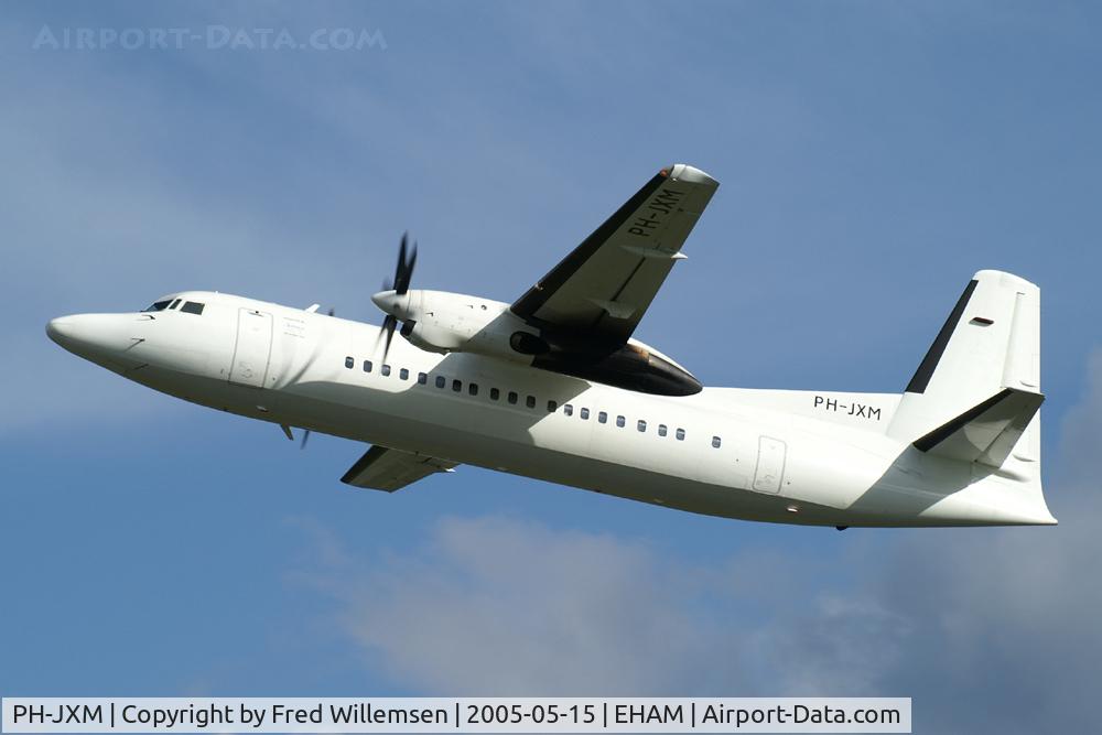 PH-JXM, 1991 Fokker 50 C/N 20237, DenimAir