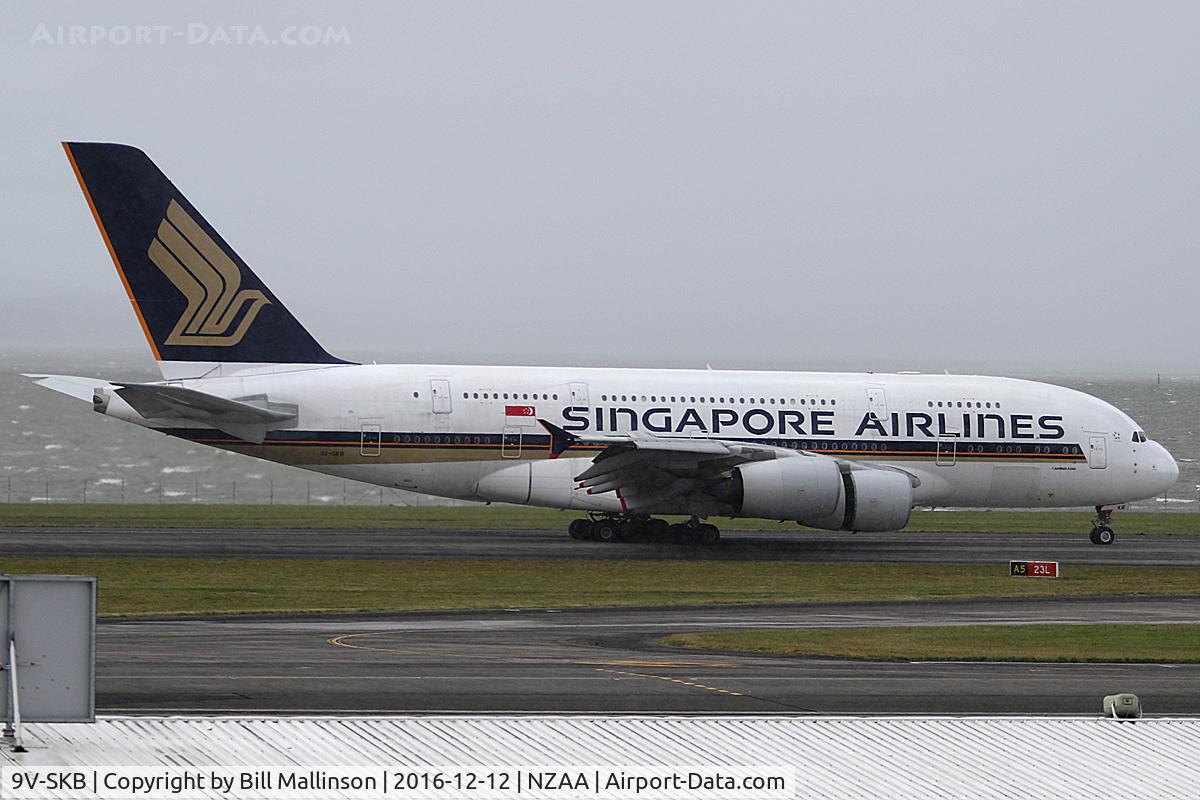 9V-SKB, 2006 Airbus A380-841 C/N 005, just in from SIN