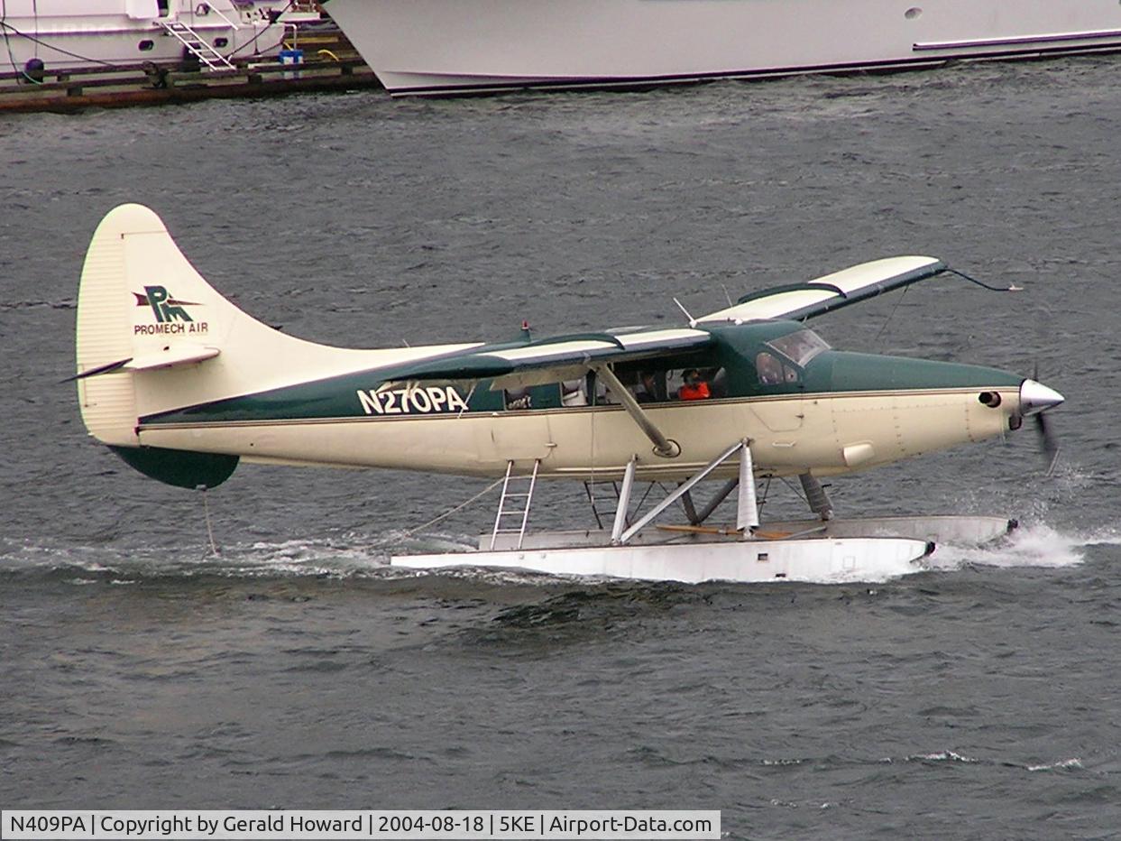 N409PA, 1960 De Havilland Canada DHC-3 Turbo Otter Otter C/N 409, Taxing in the water.