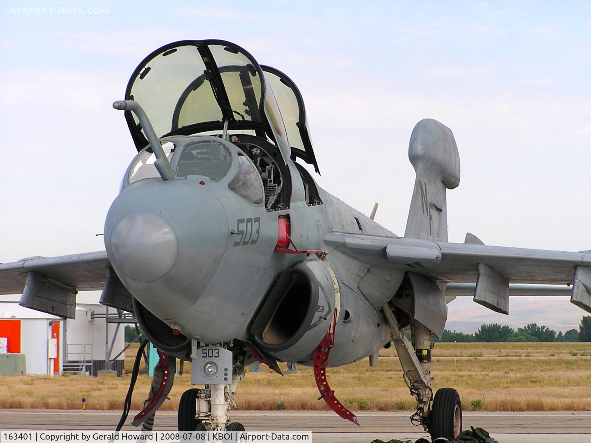 163401, Grumman EA-6B Prowler C/N MP-141, VAQ-136 