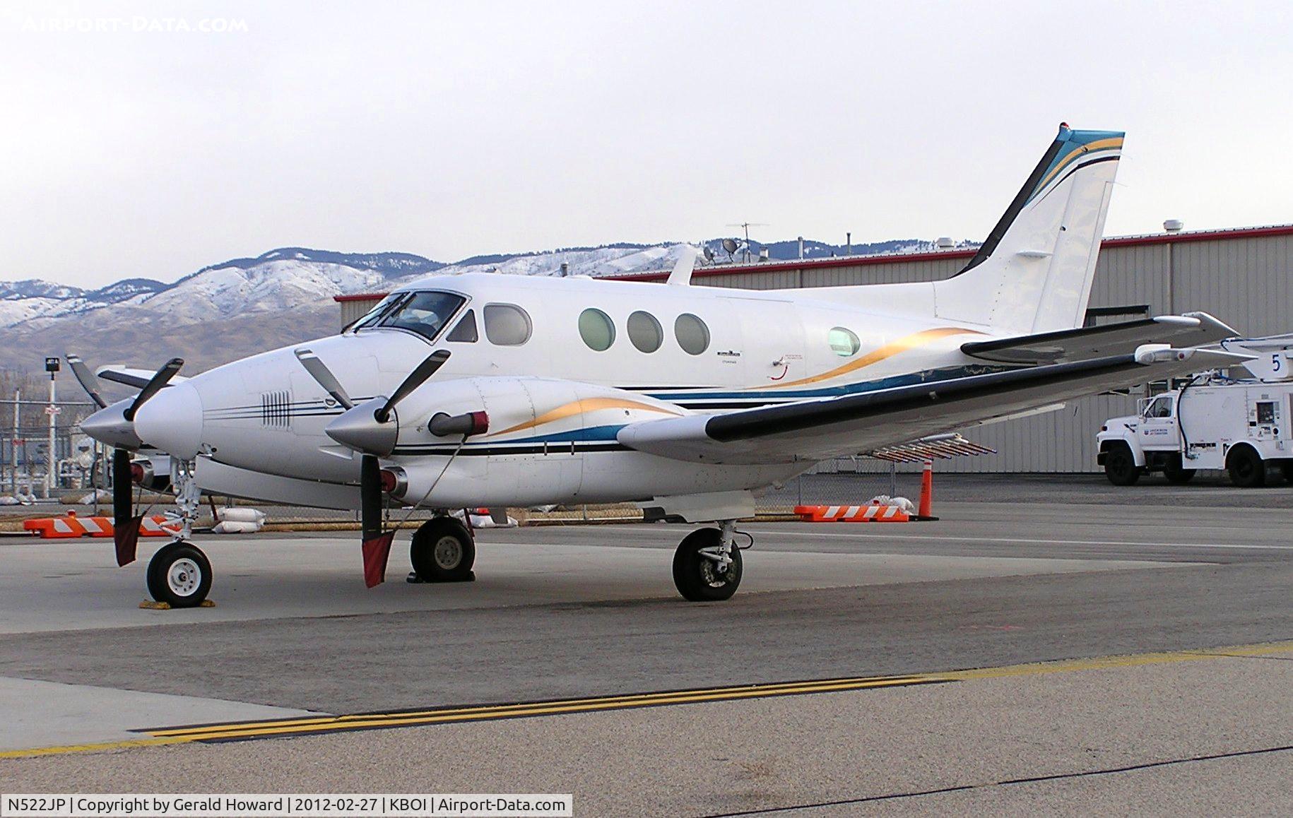 N522JP, 1991 Beech C90A King Air C/N LJ-1289, Parked at Jackson Jet Center ramp.