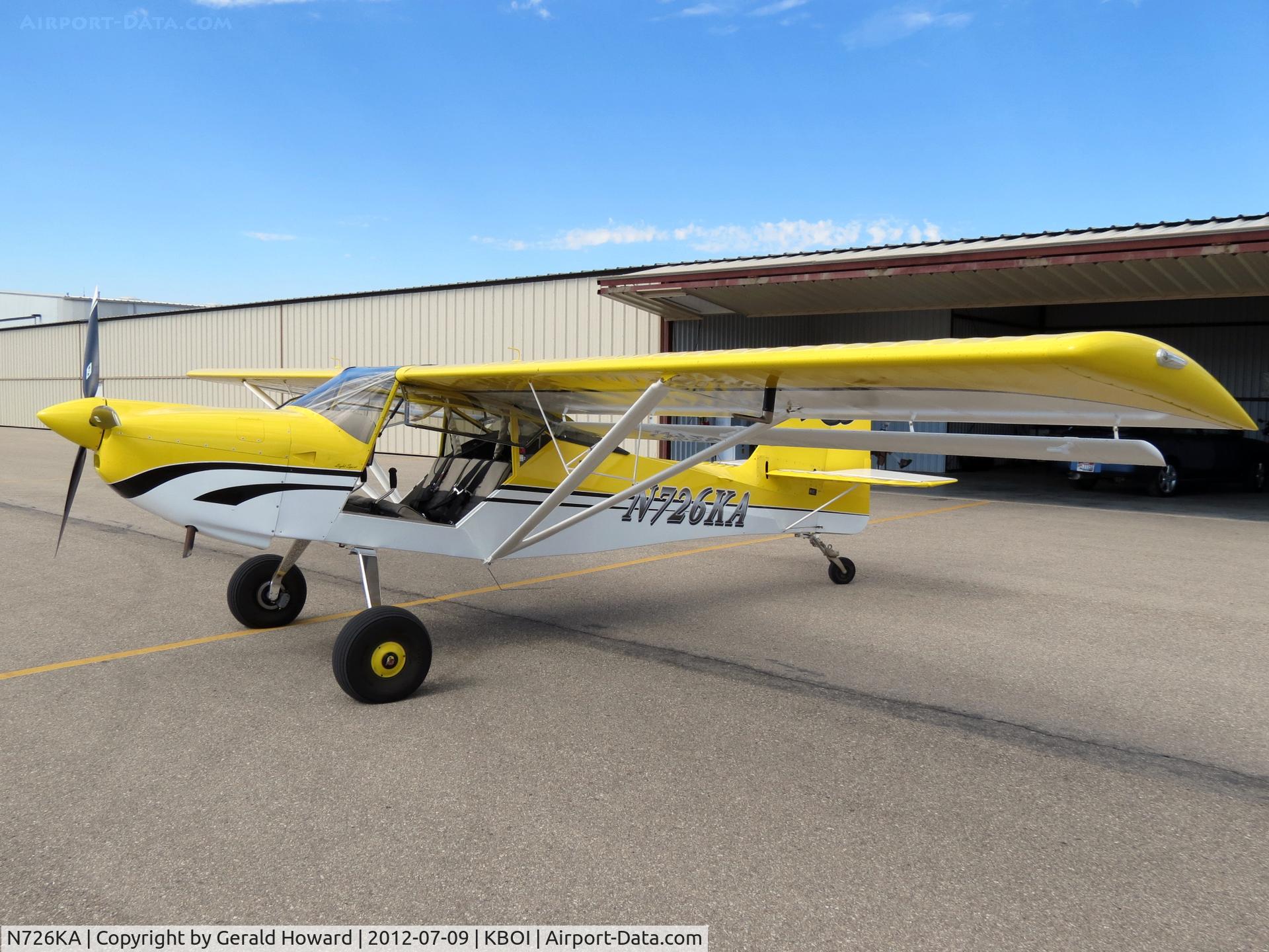 N726KA, Foxair Kitfox Light Sport C/N KA09046153, The factory is just south of BOI.